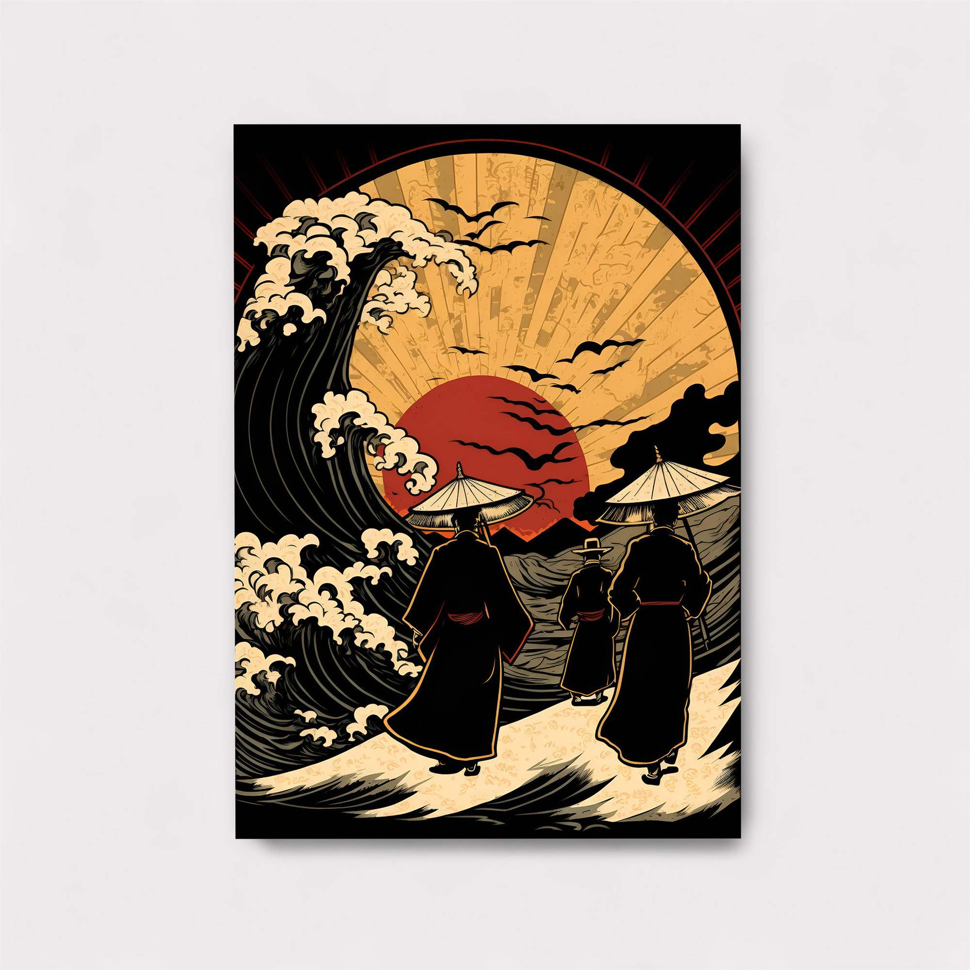 Samurai Dawn Safe Wall Magnetic / M