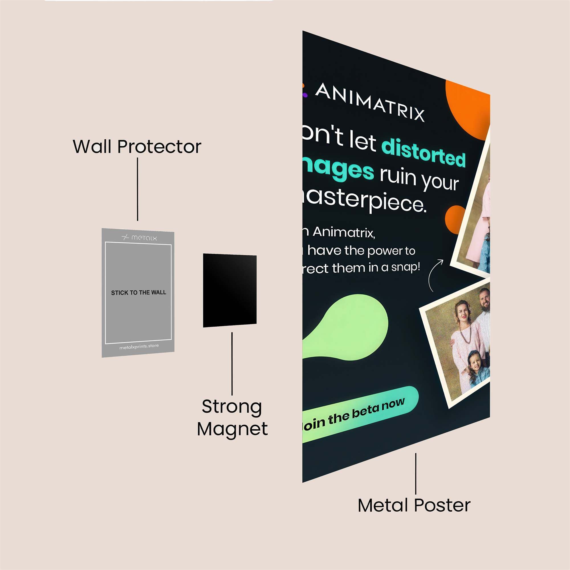 Rain Serenity Safe Wall Magnetic / M