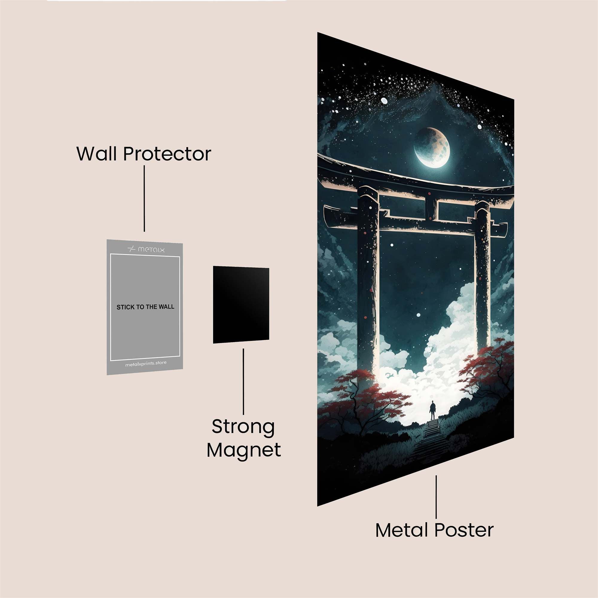 Moonlit Serenity Safe Wall Magnetic / M