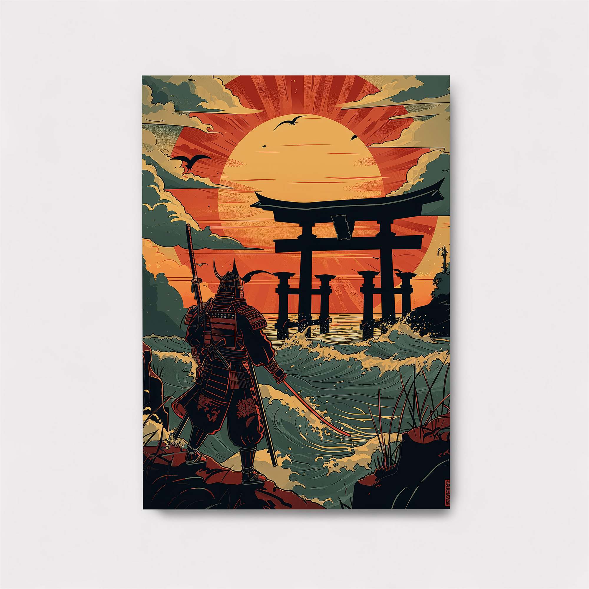 Samurai Serenity Safe Wall Magnetic / M