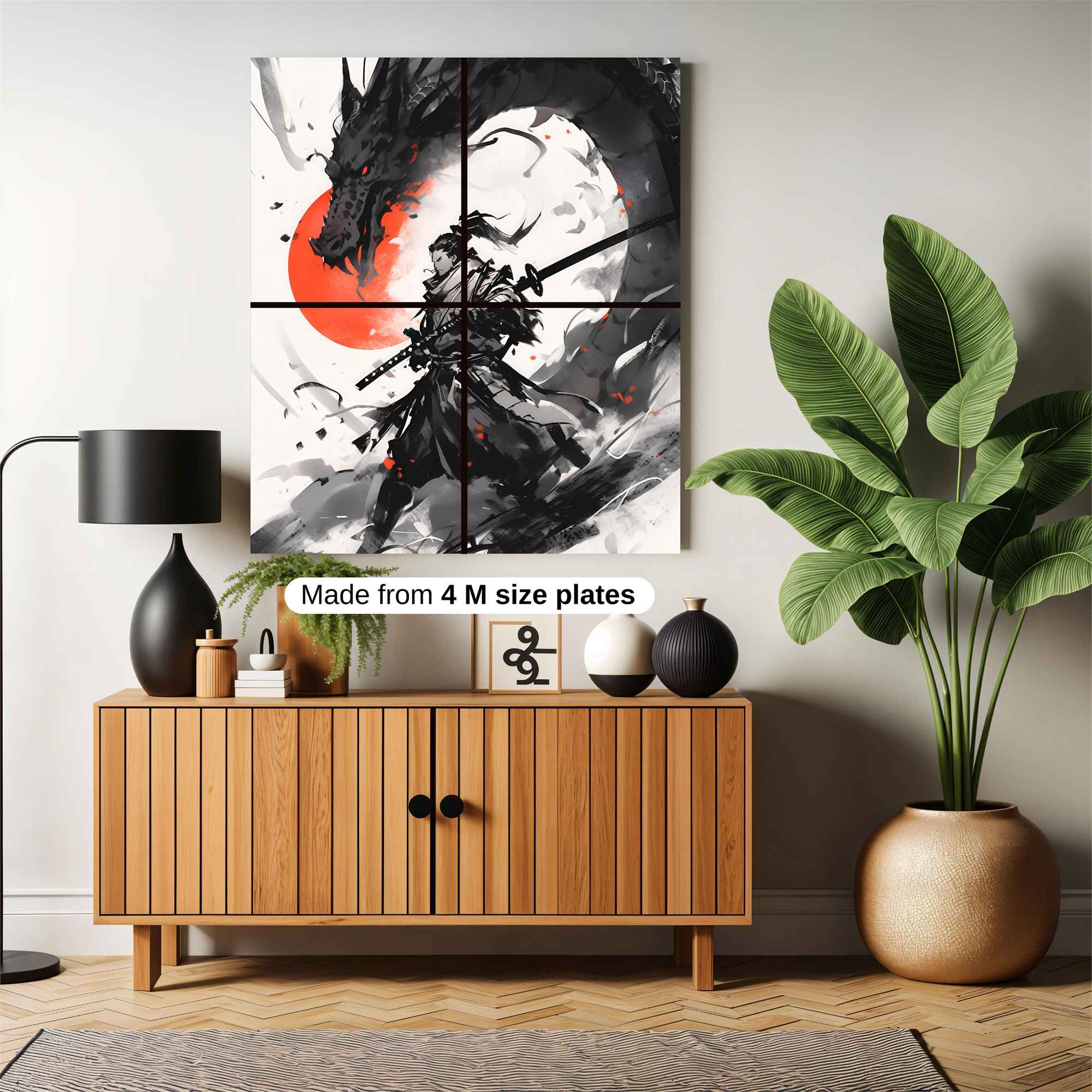 Samurai Eclipse Safe Wall Magnetic / M