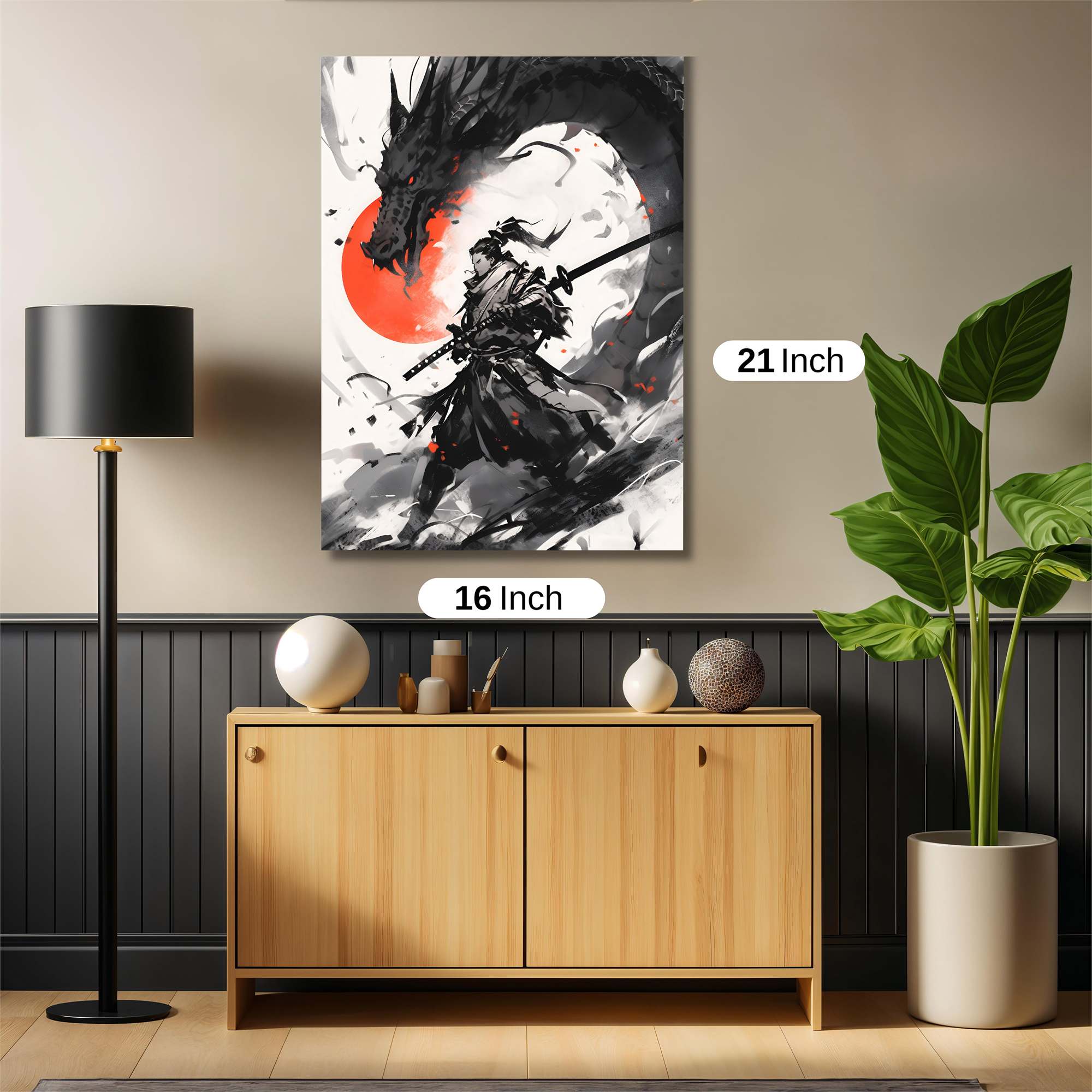 Samurai Eclipse Safe Wall Magnetic / M