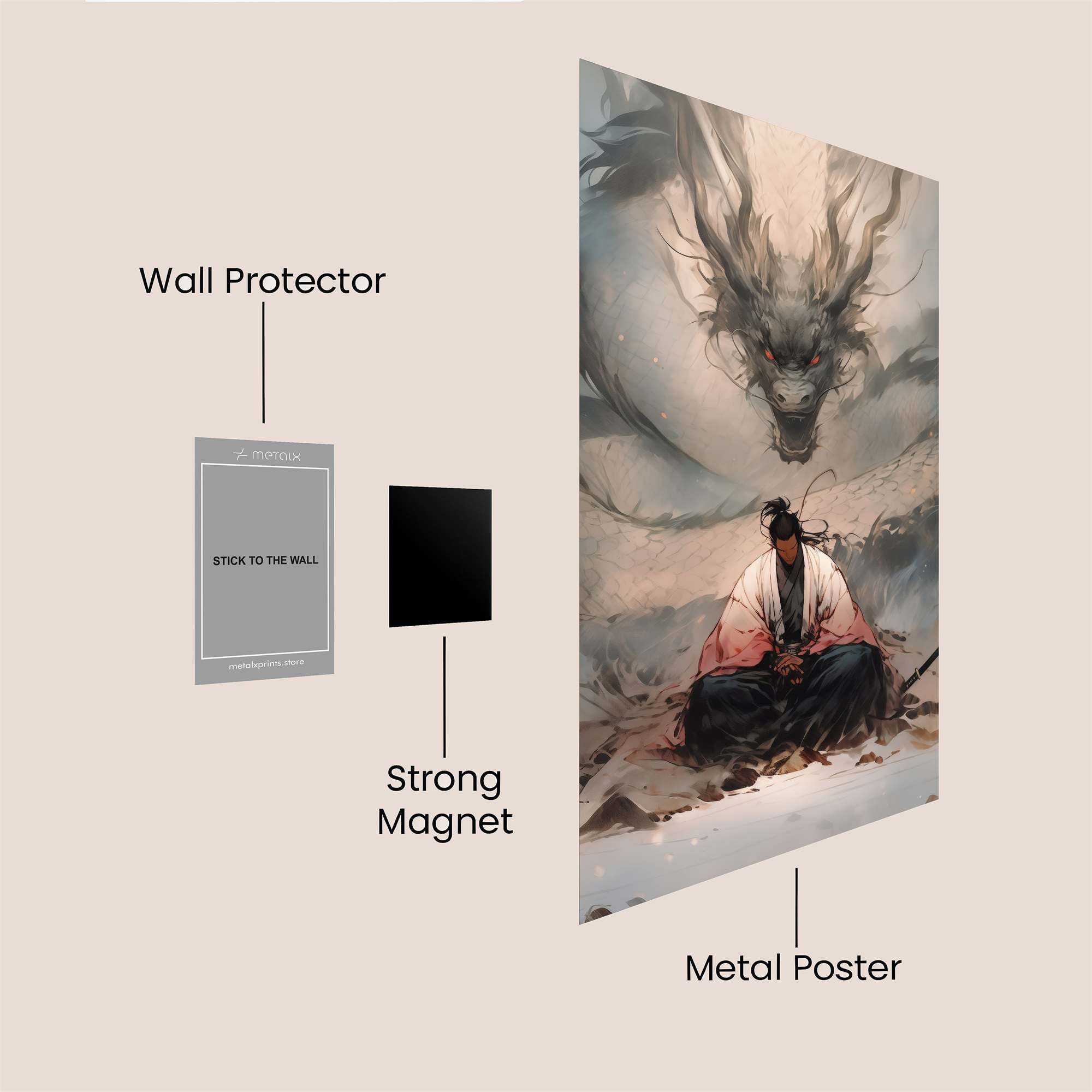 Dragon Serenity Safe Wall Magnetic / M