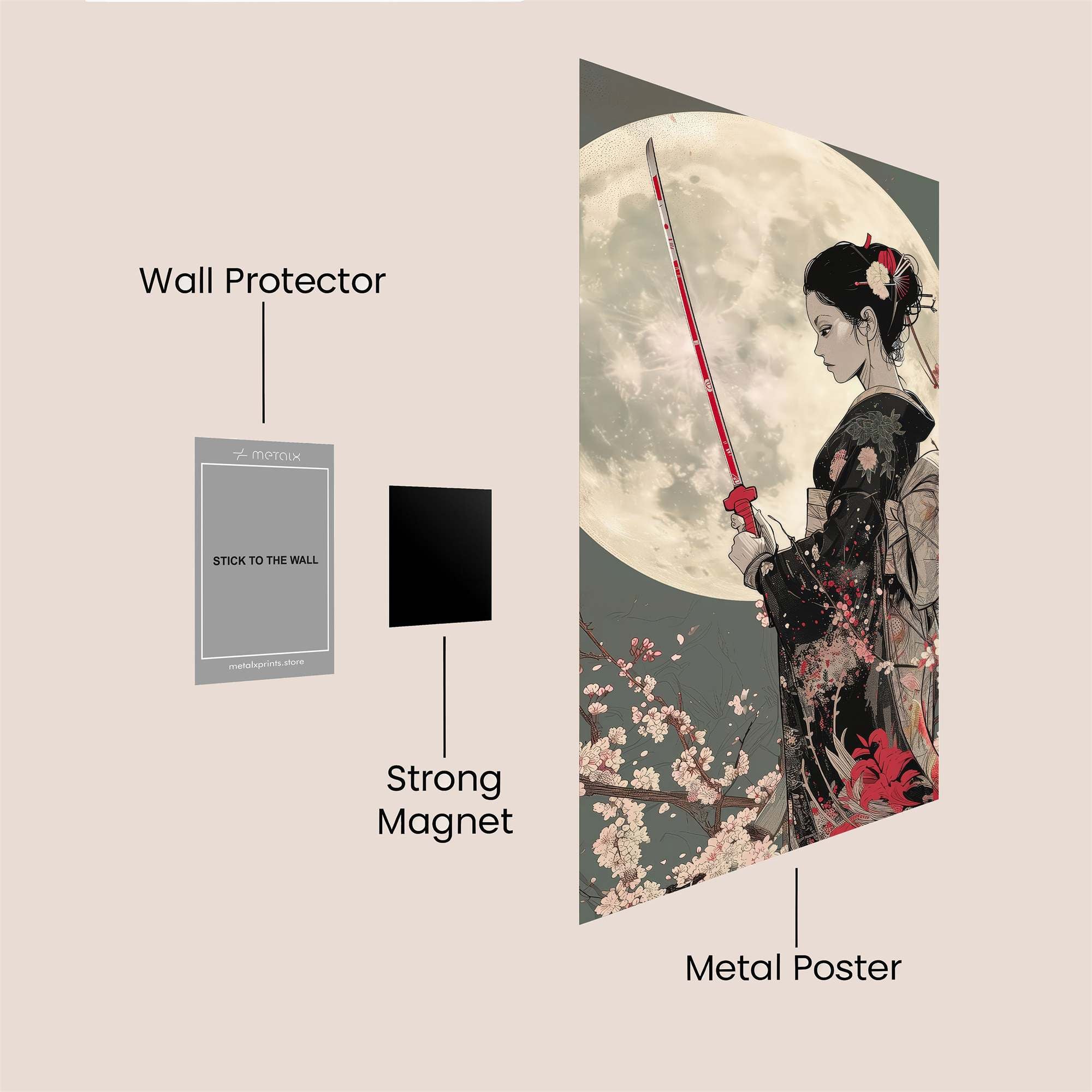 Samurai Serenity Safe Wall Magnetic / M