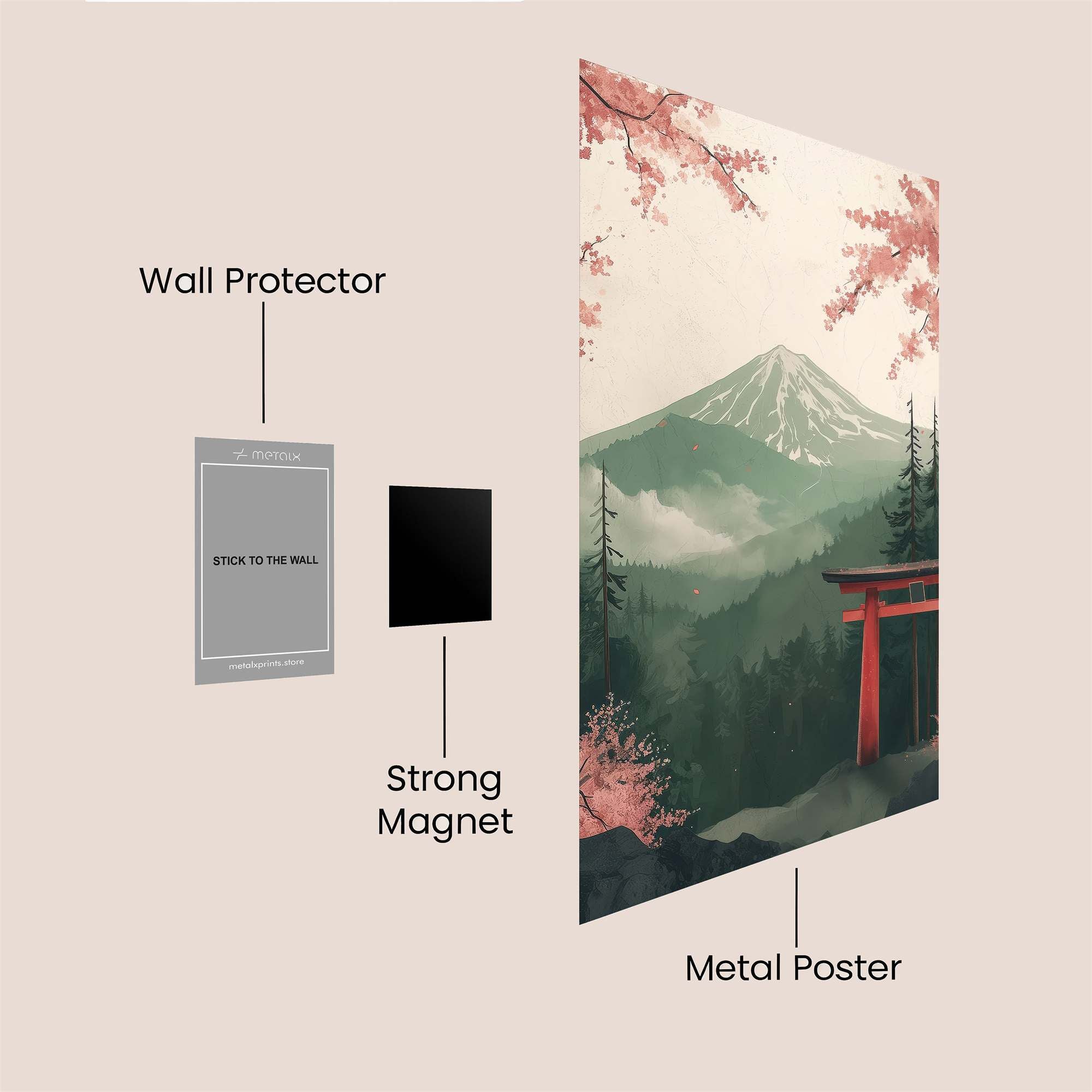 Fuji Serenity Safe Wall Magnetic / M