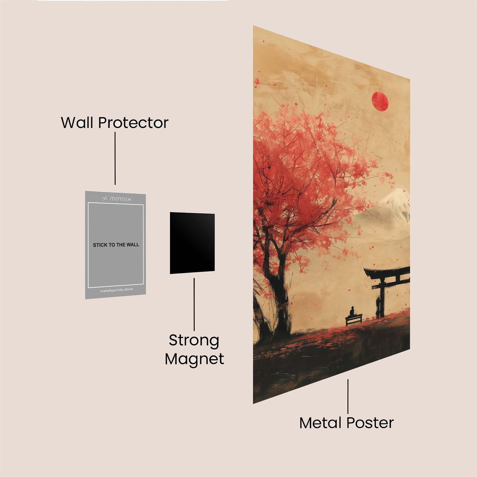 Mount Serenity Safe Wall Magnetic / M