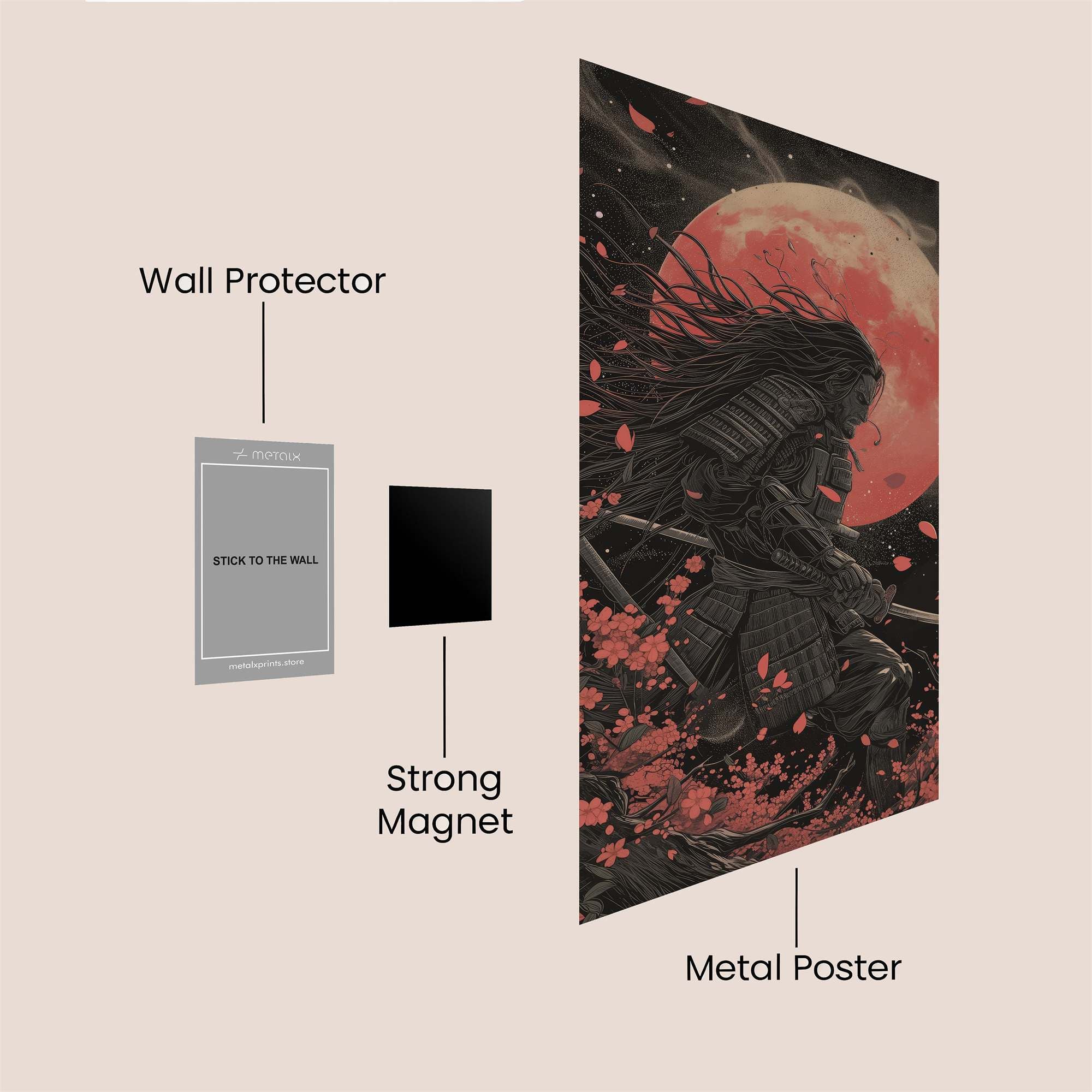 Samurai Serenity Safe Wall Magnetic / M