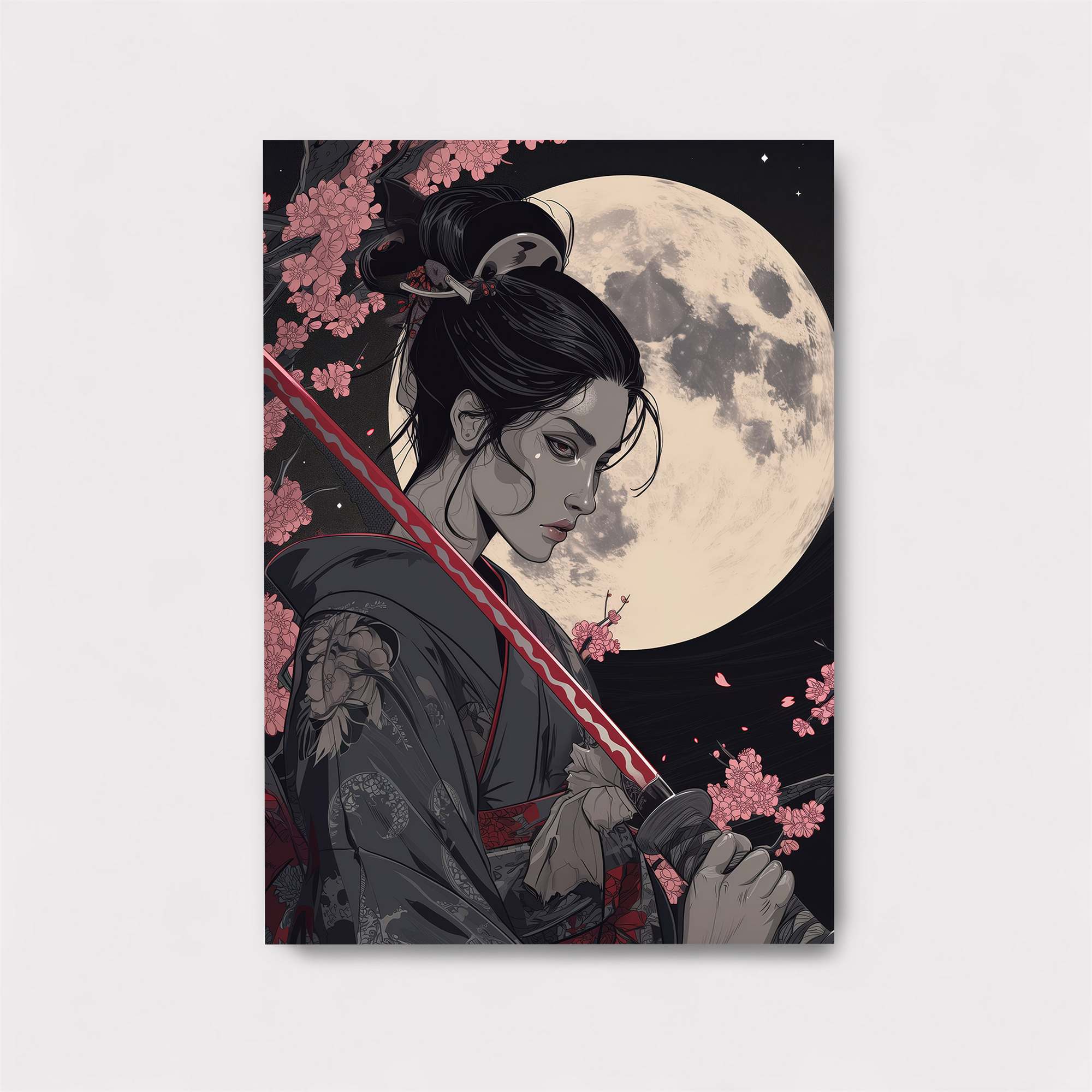 Moonlit Warrior Safe Wall Magnetic / M