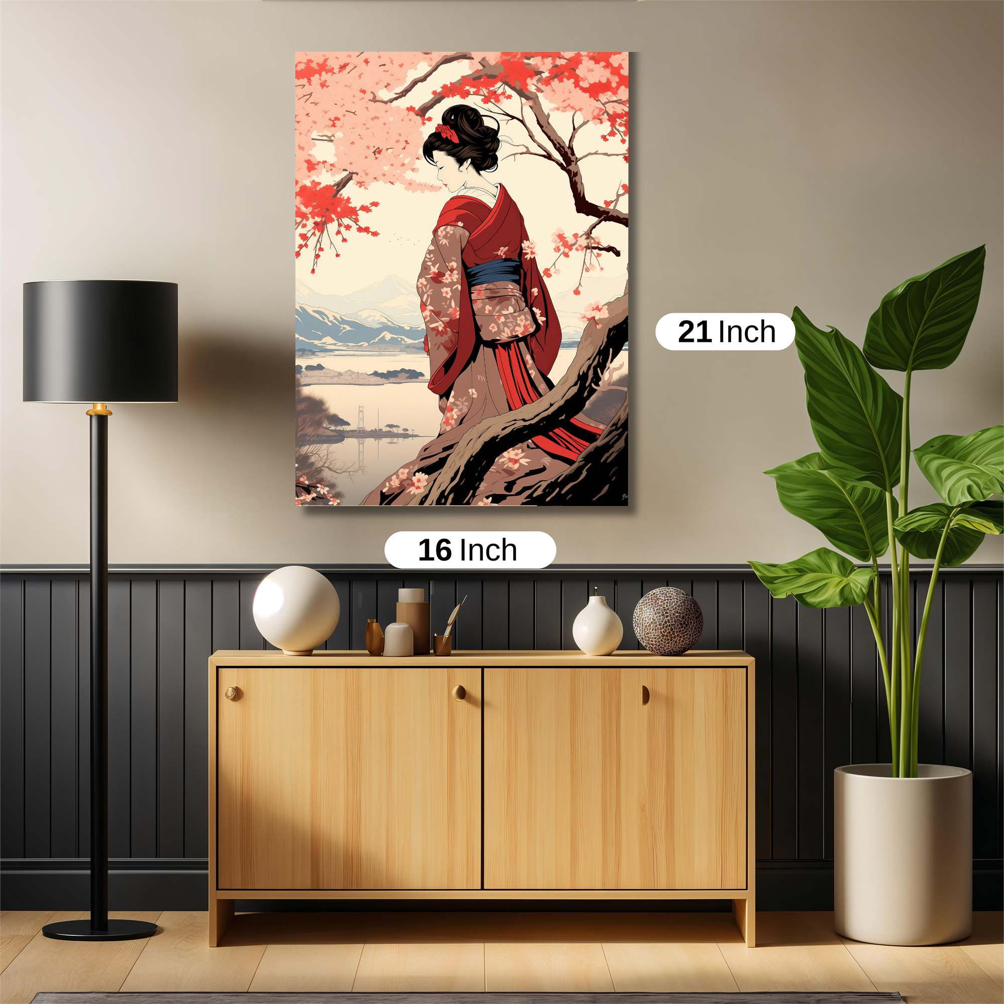 Geisha Serenity Safe Wall Magnetic / M
