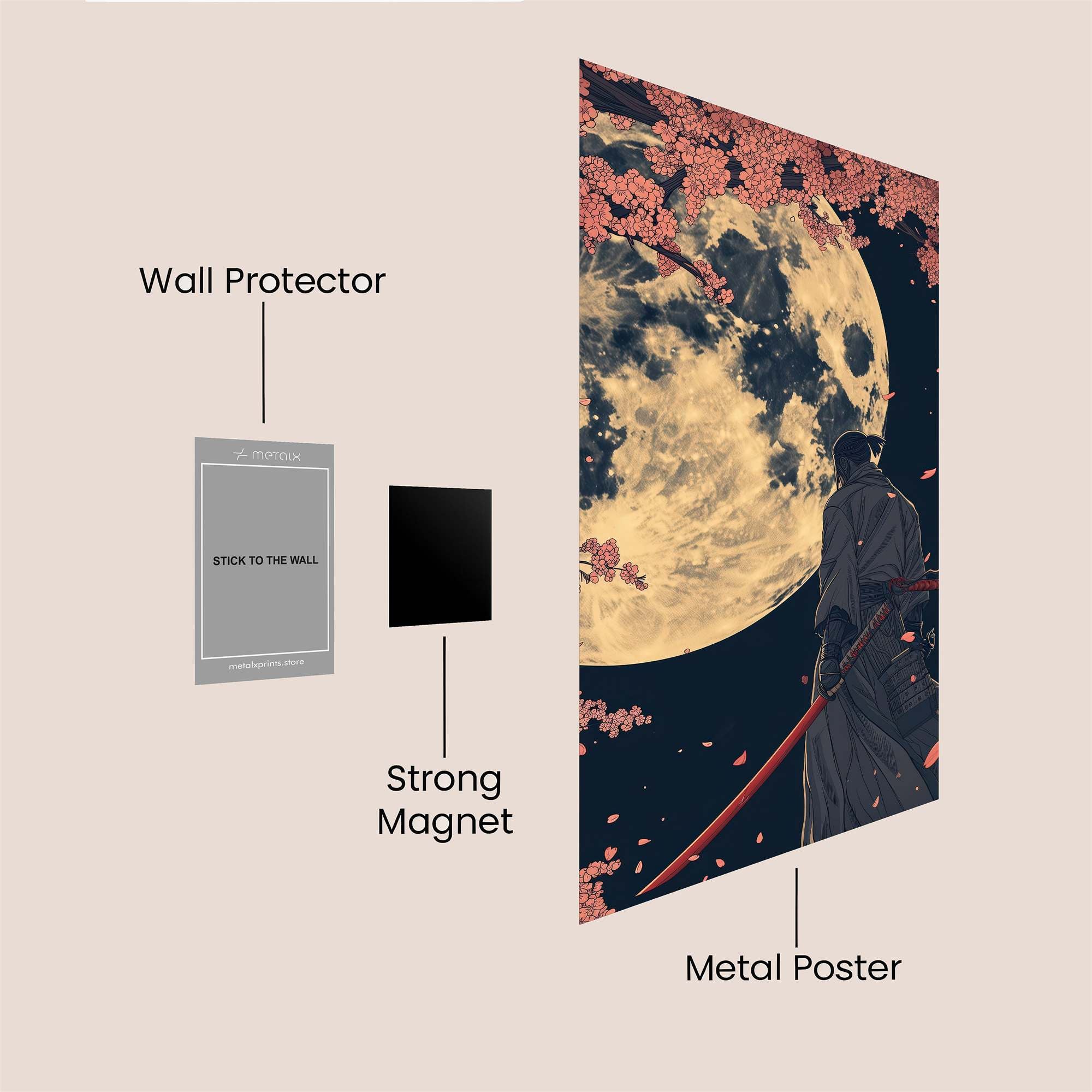 Samurai Serenity Safe Wall Magnetic / M