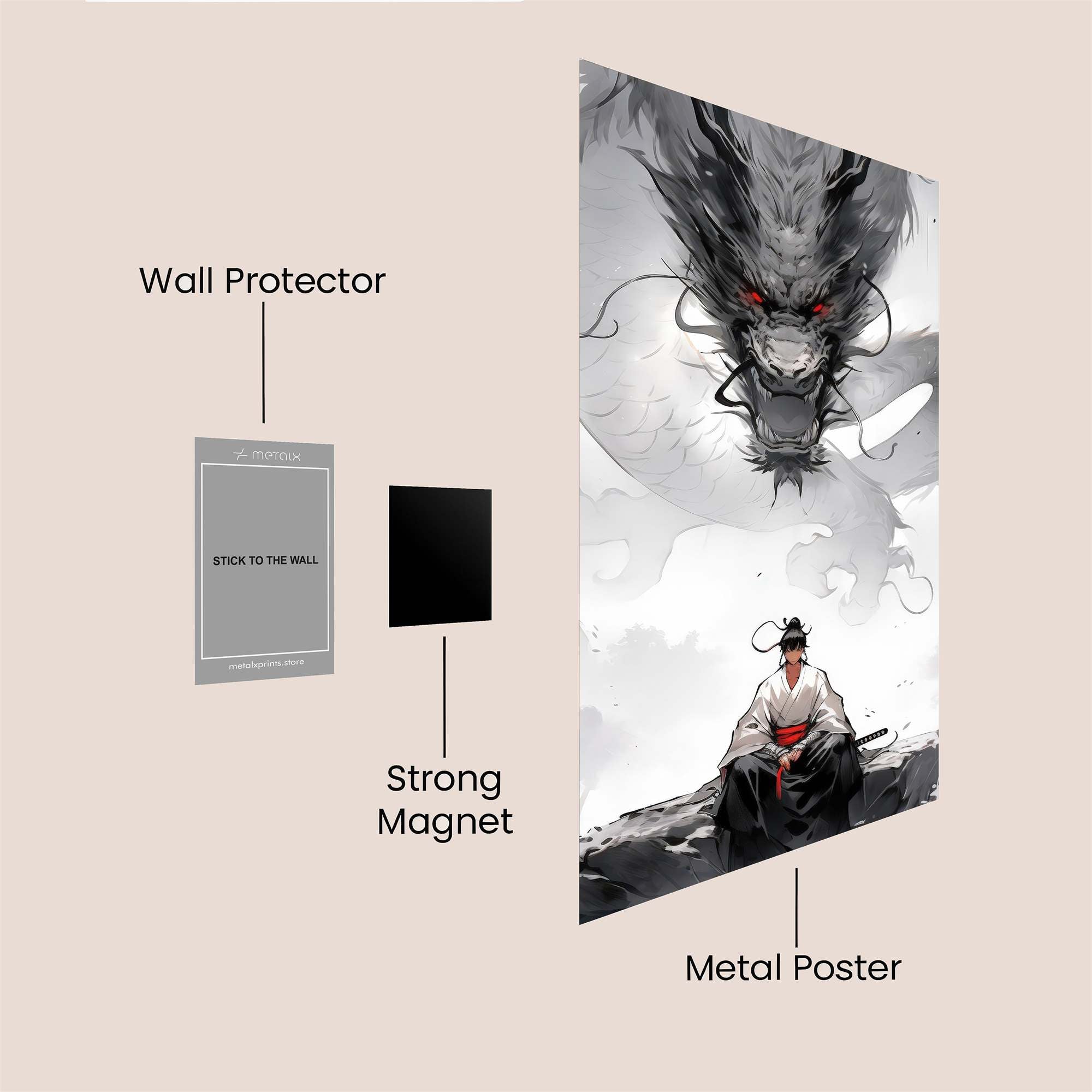 Dragon Serenity Safe Wall Magnetic / M