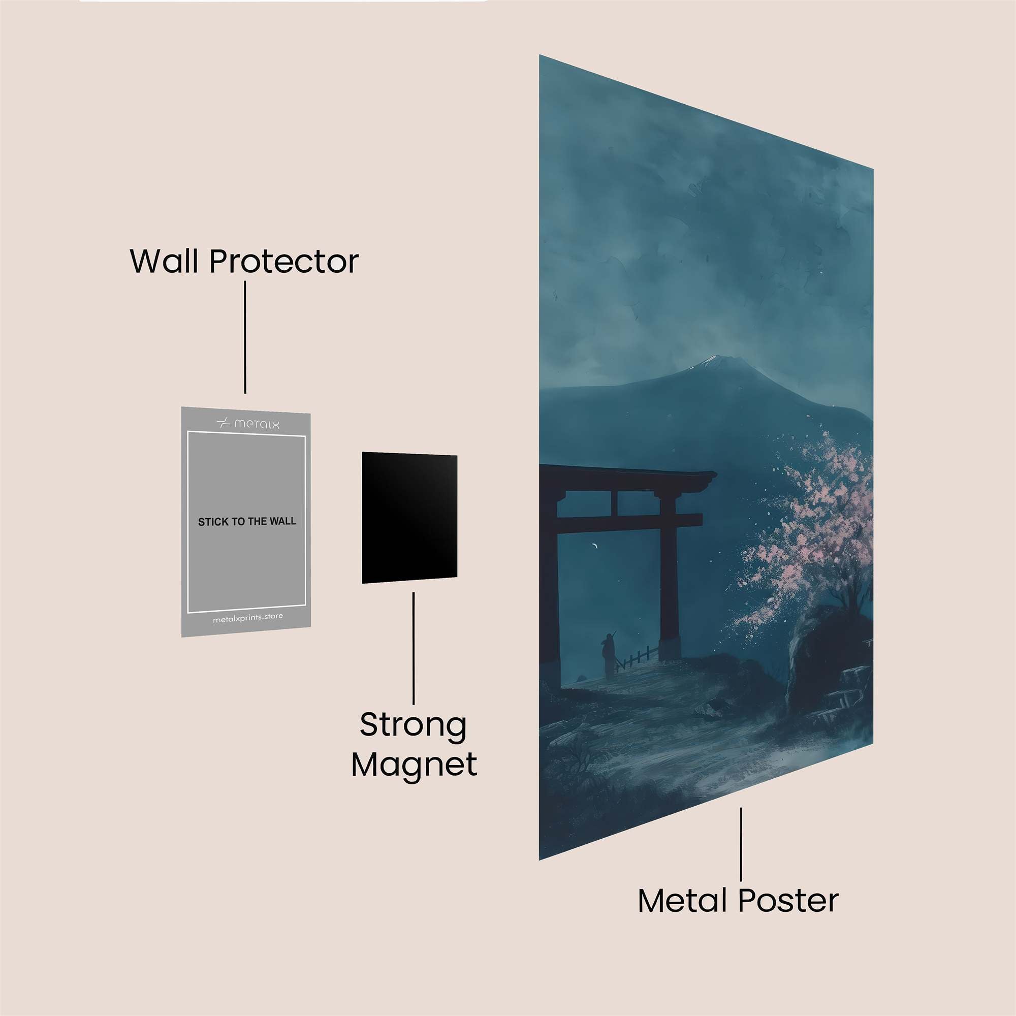 Torii Tranquil Safe Wall Magnetic / M