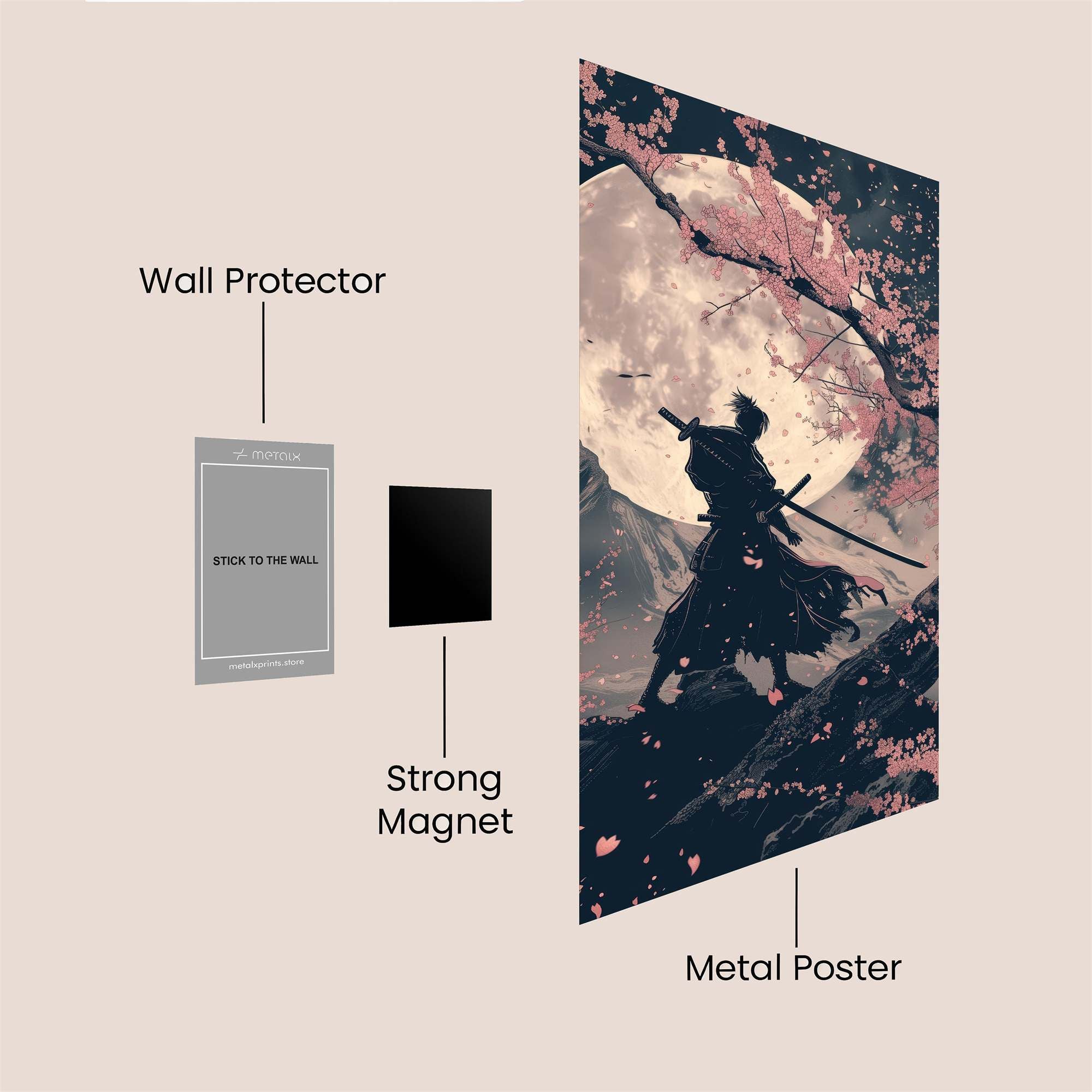 Samurai Serenity Safe Wall Magnetic / M