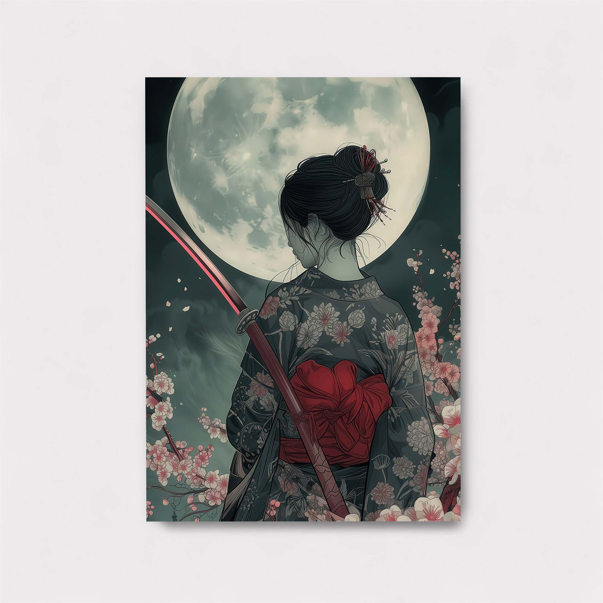 Moonlit Warrior Safe Wall Magnetic / M