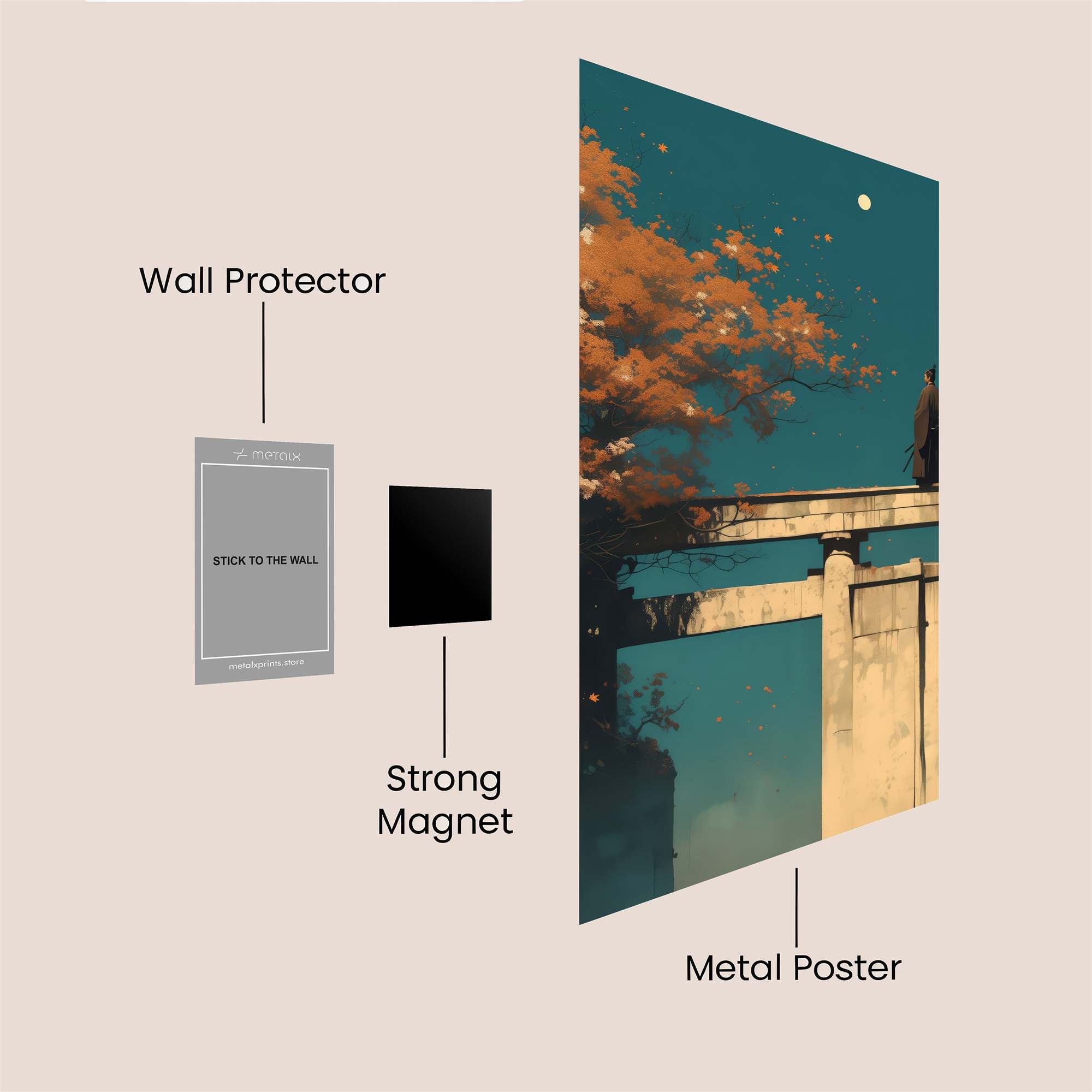Samurai Serenity Safe Wall Magnetic / M