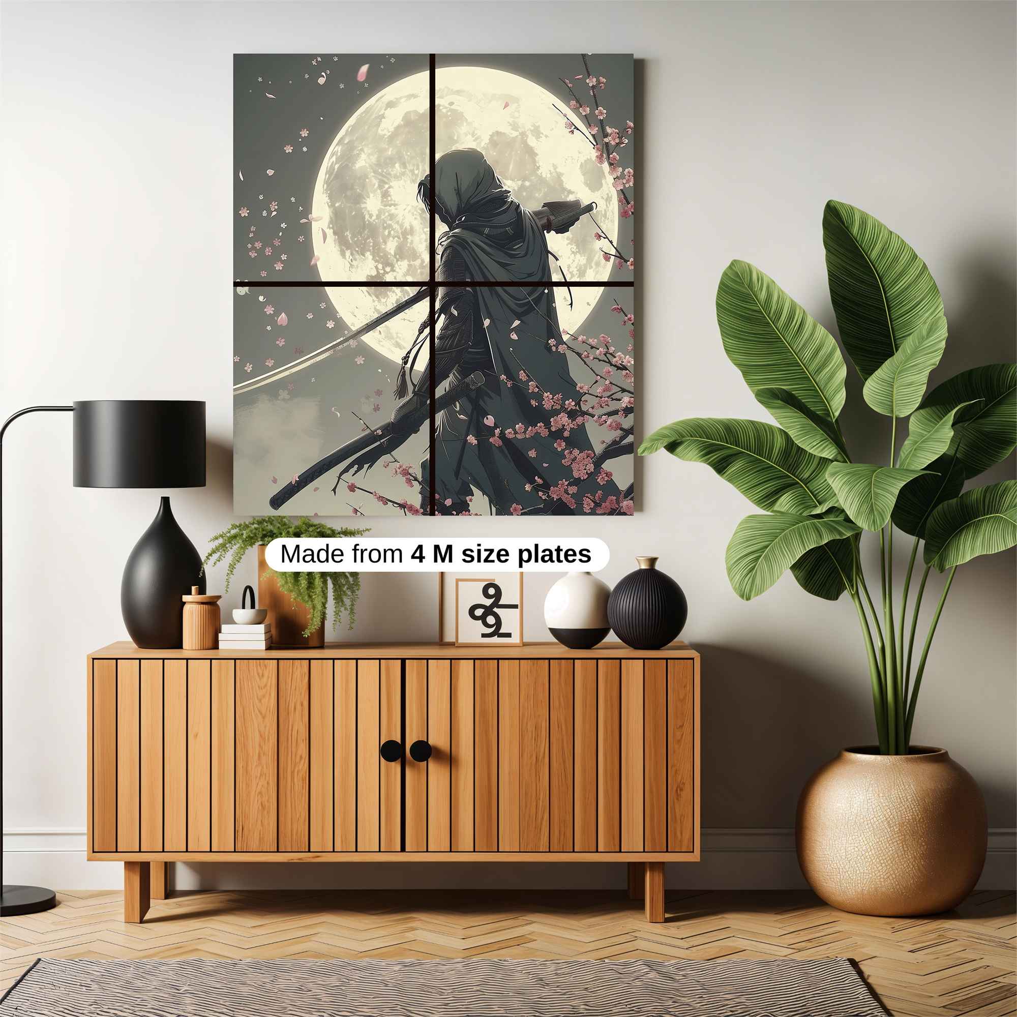 Moonlit Ninja Safe Wall Magnetic / M