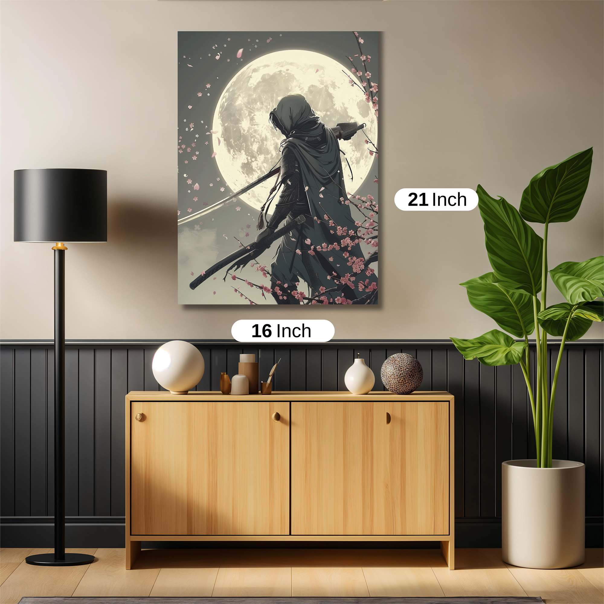 Moonlit Ninja Safe Wall Magnetic / M