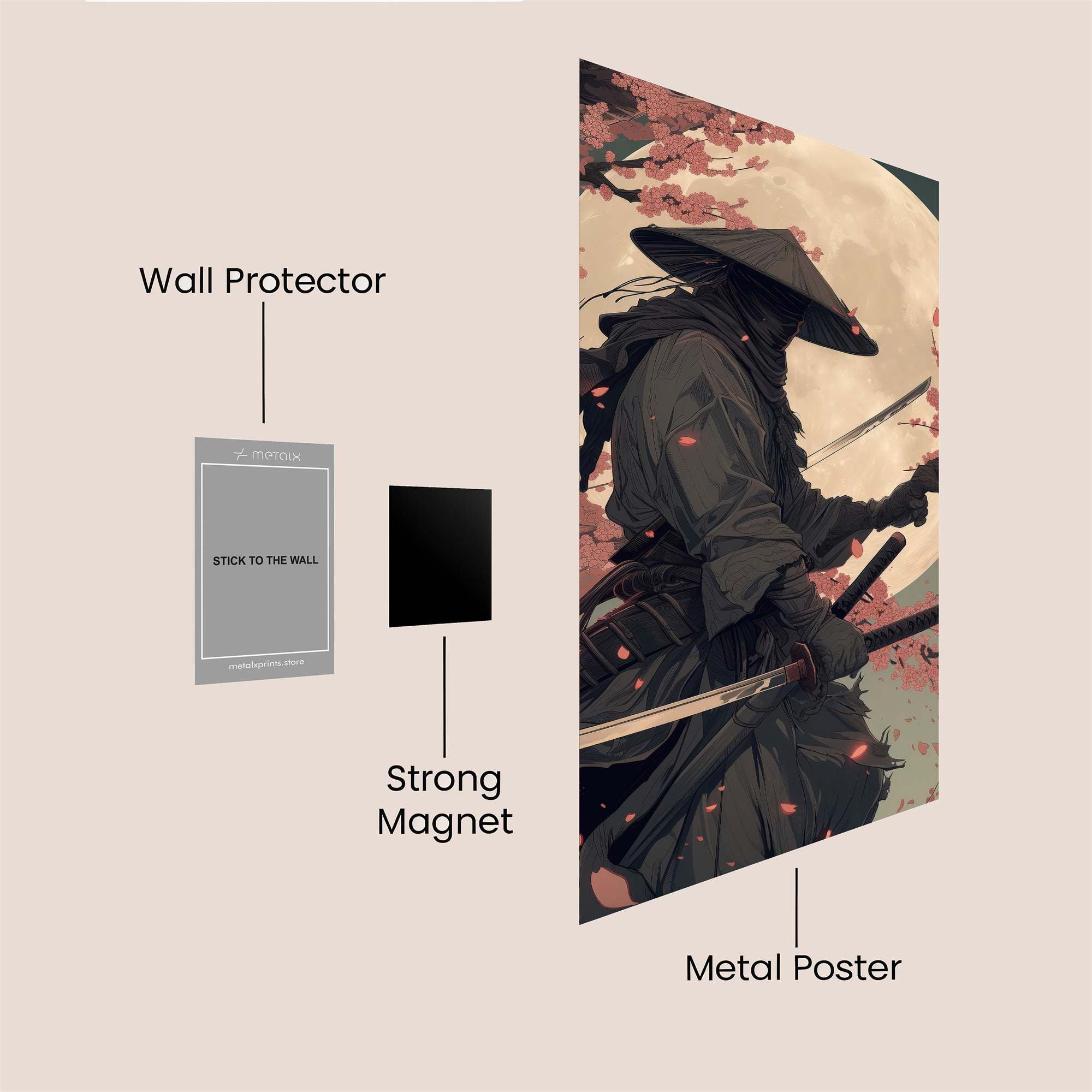 Samurai Serenity Safe Wall Magnetic / M