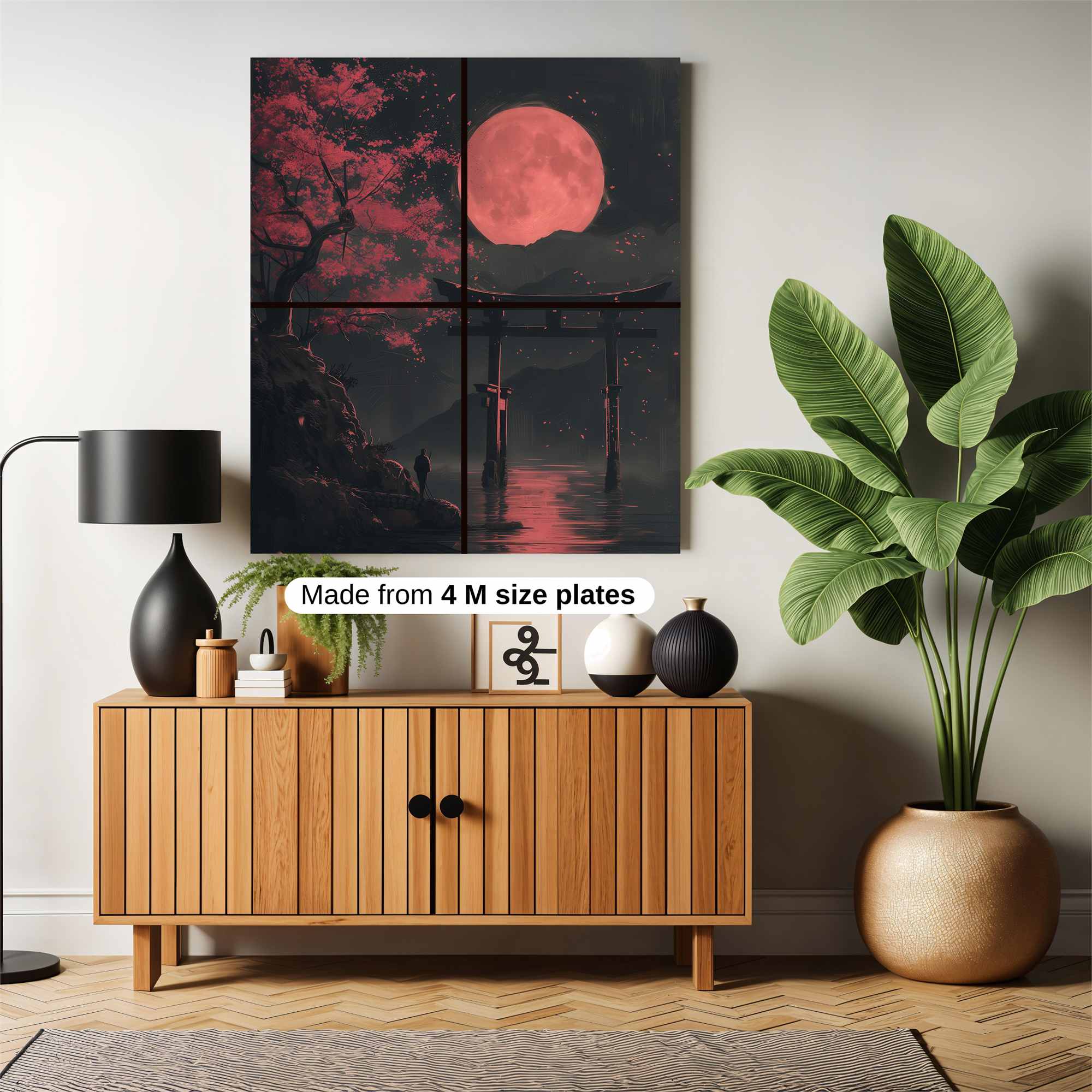 Moonlit Tranquility Safe Wall Magnetic / M