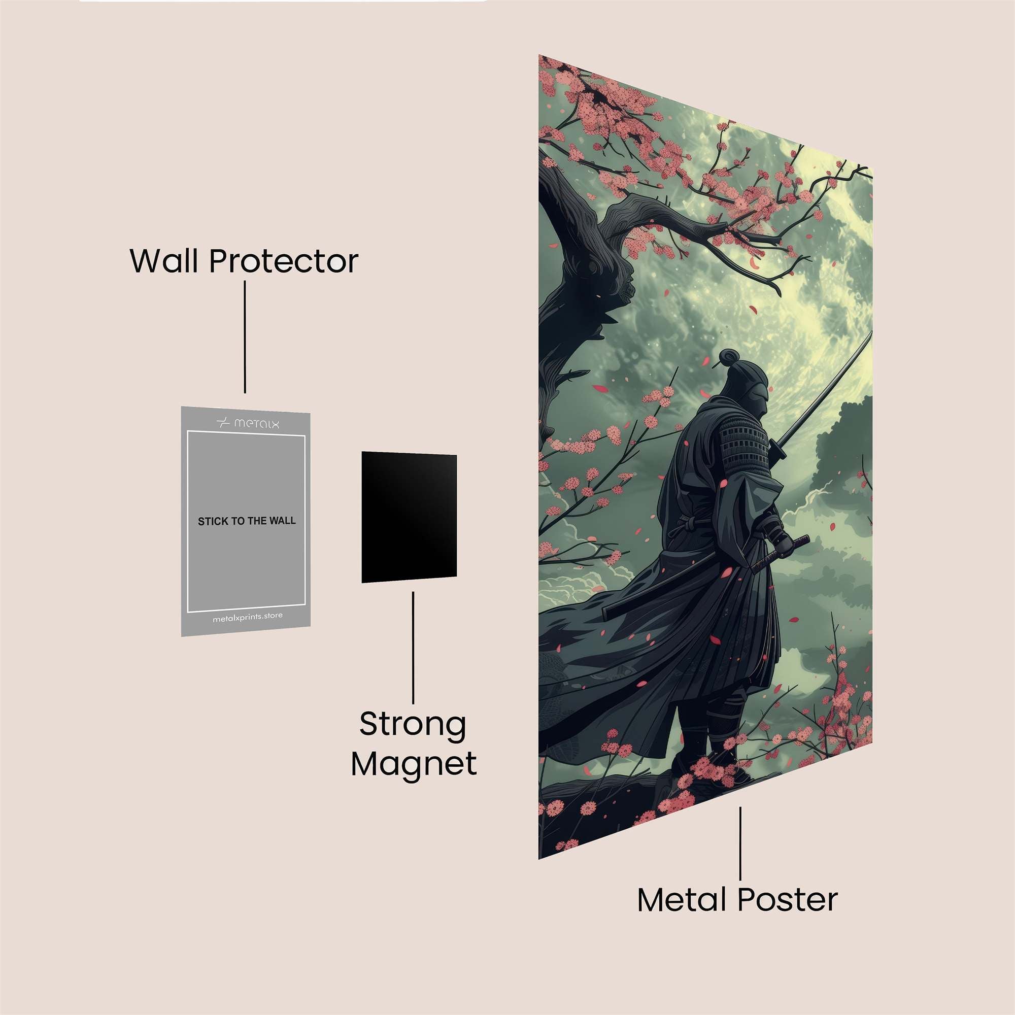 Samurai Serenity Safe Wall Magnetic / M