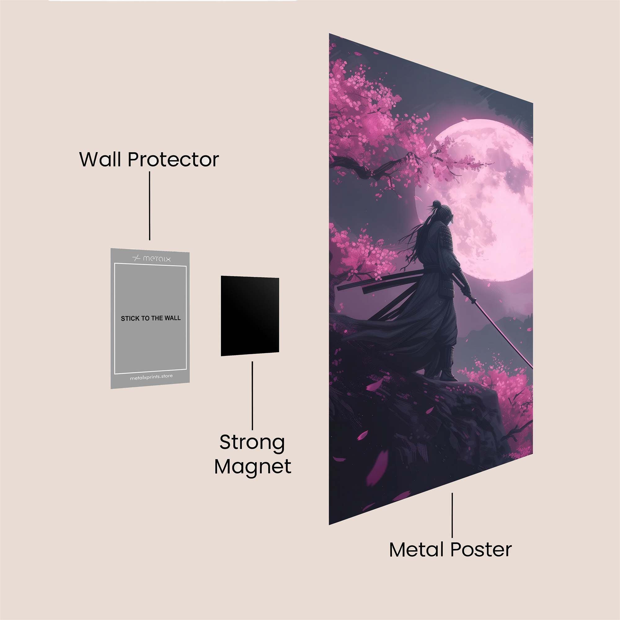 Samurai Serenity Safe Wall Magnetic / M