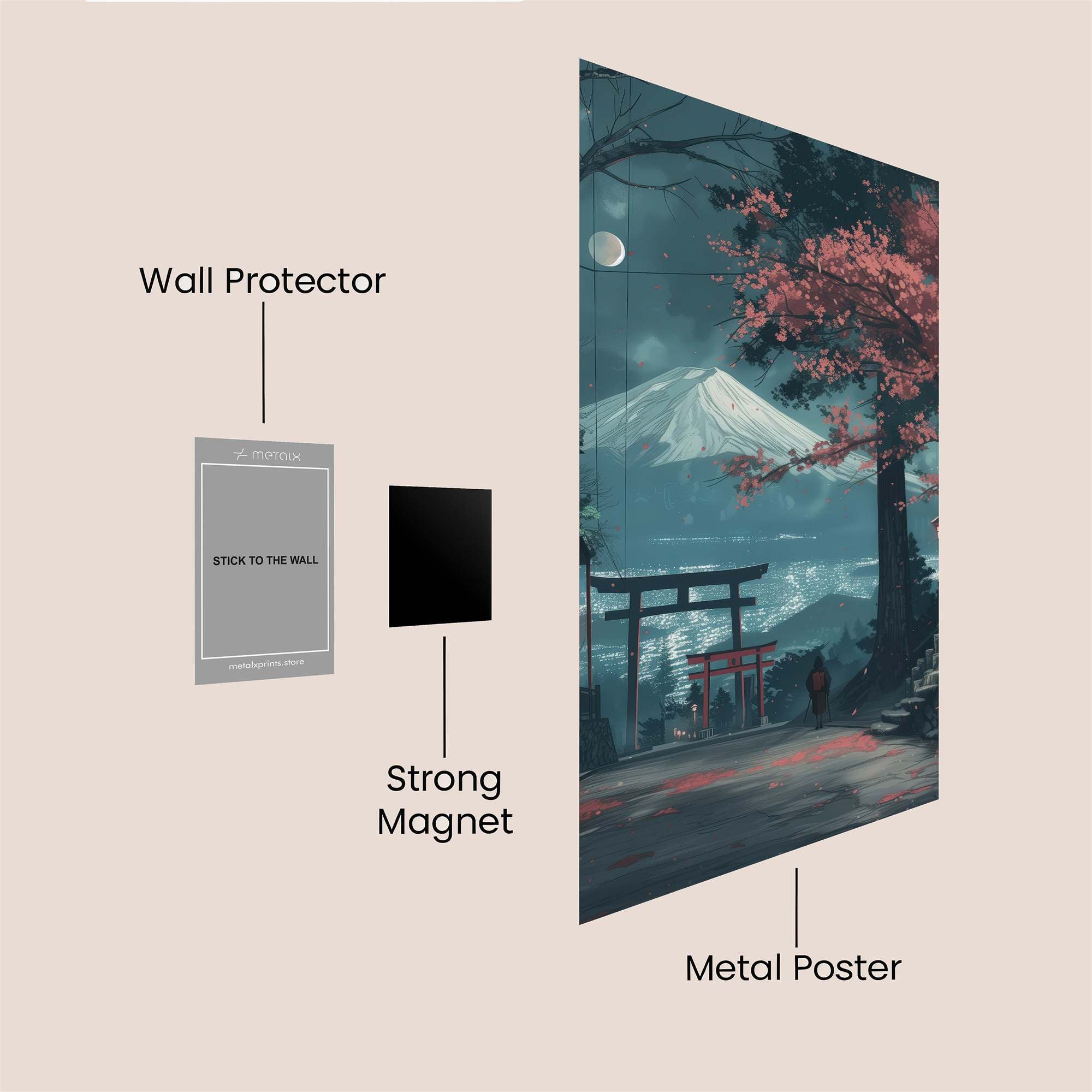 Fuji Serenity Safe Wall Magnetic / M