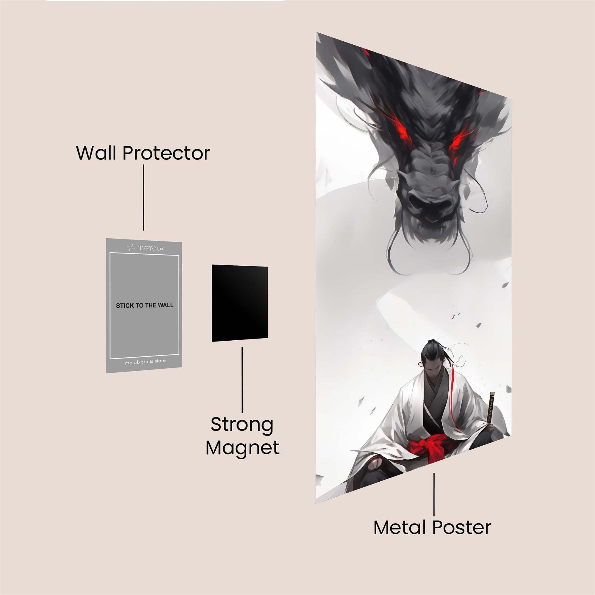 Dragon Serenity Safe Wall Magnetic / M