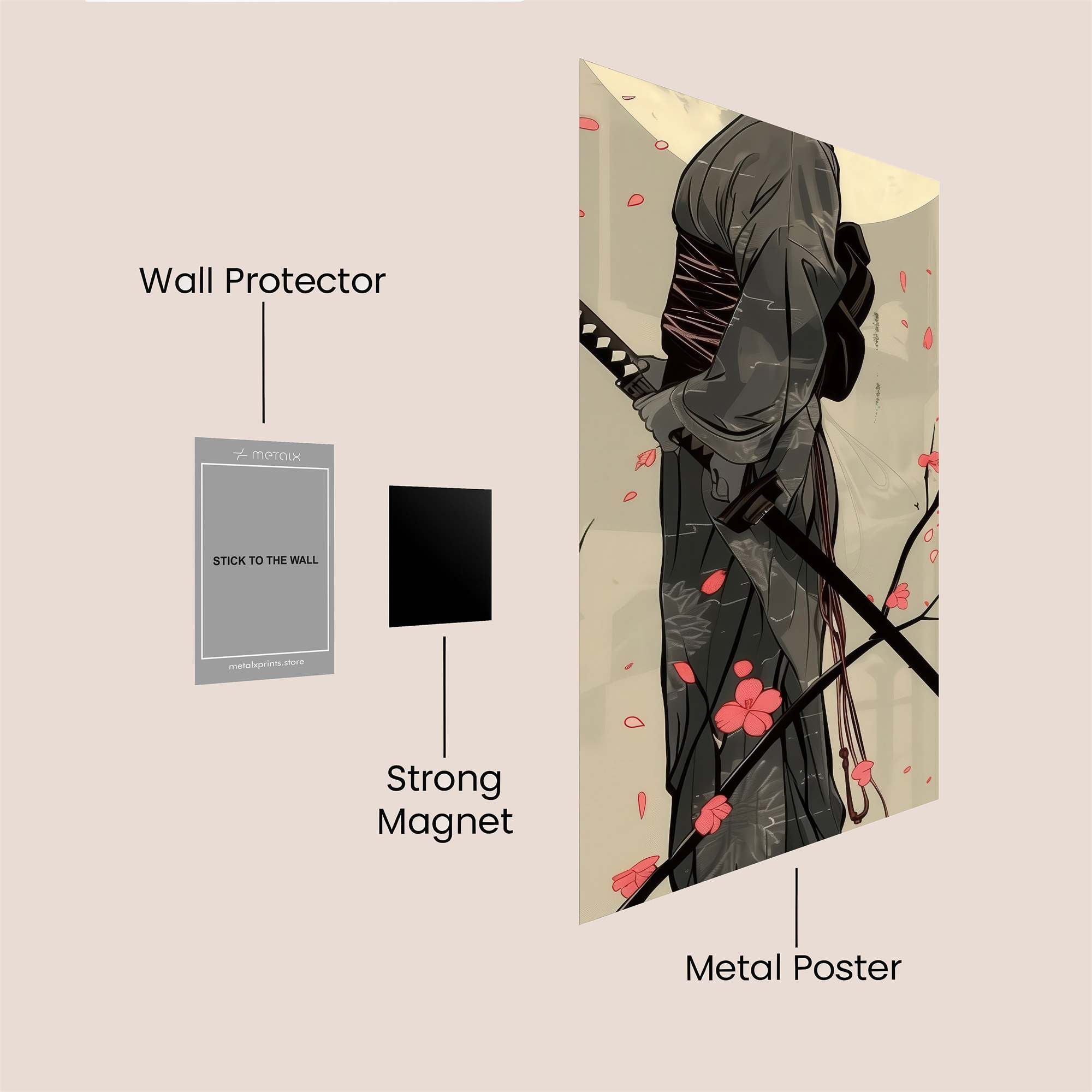Samurai Serenity Safe Wall Magnetic / M