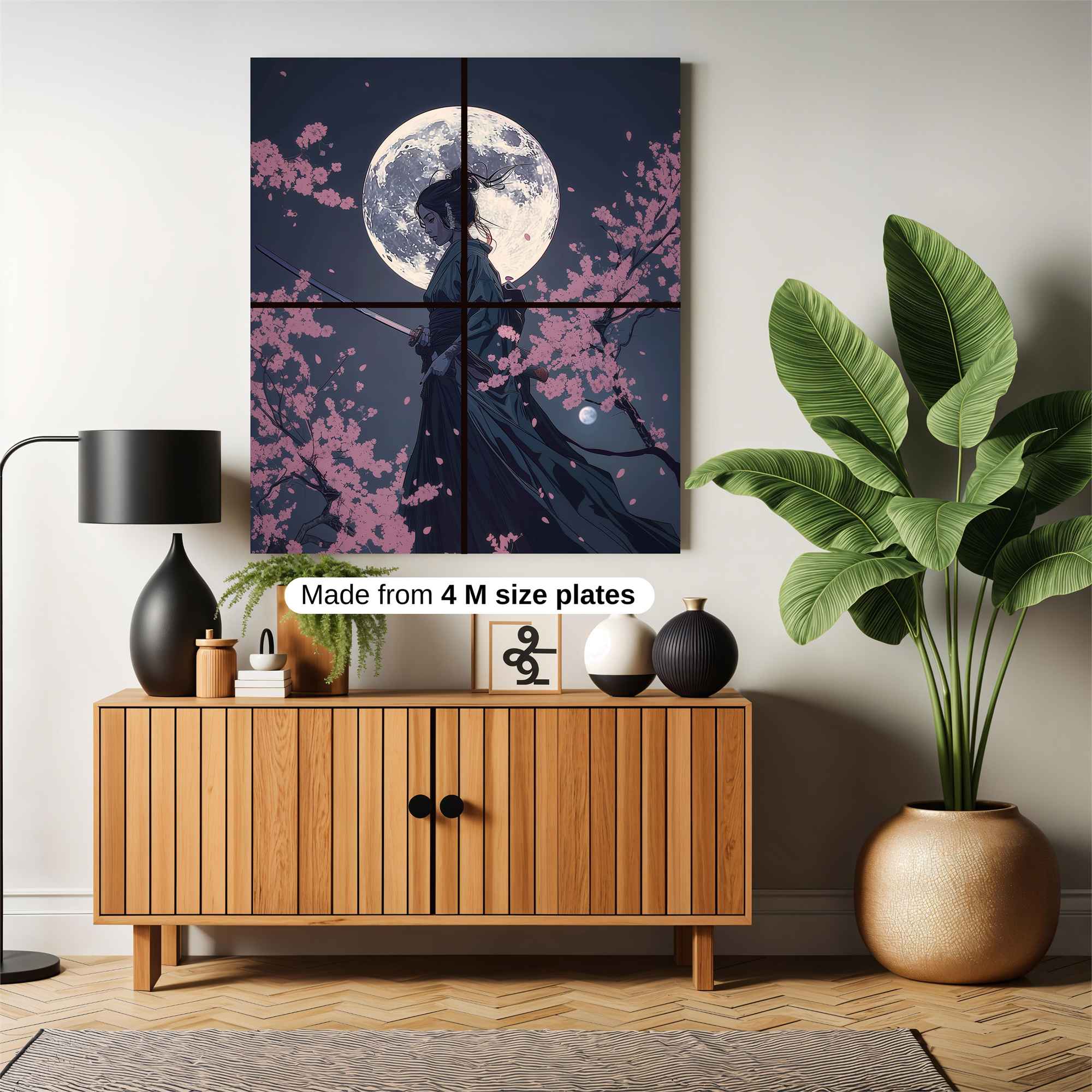 Moonlit Warrior Safe Wall Magnetic / M