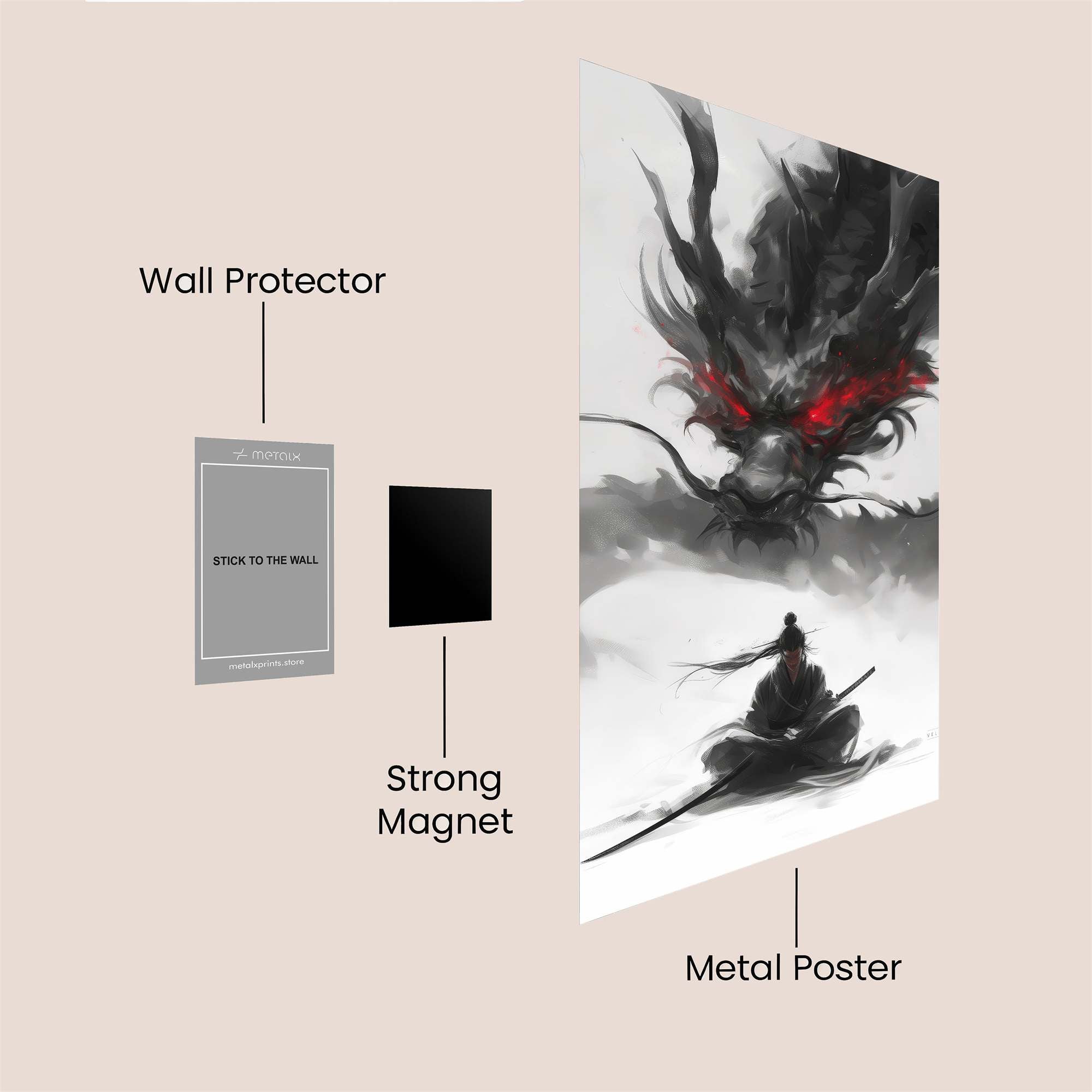 Dragon Serenity Safe Wall Magnetic / M