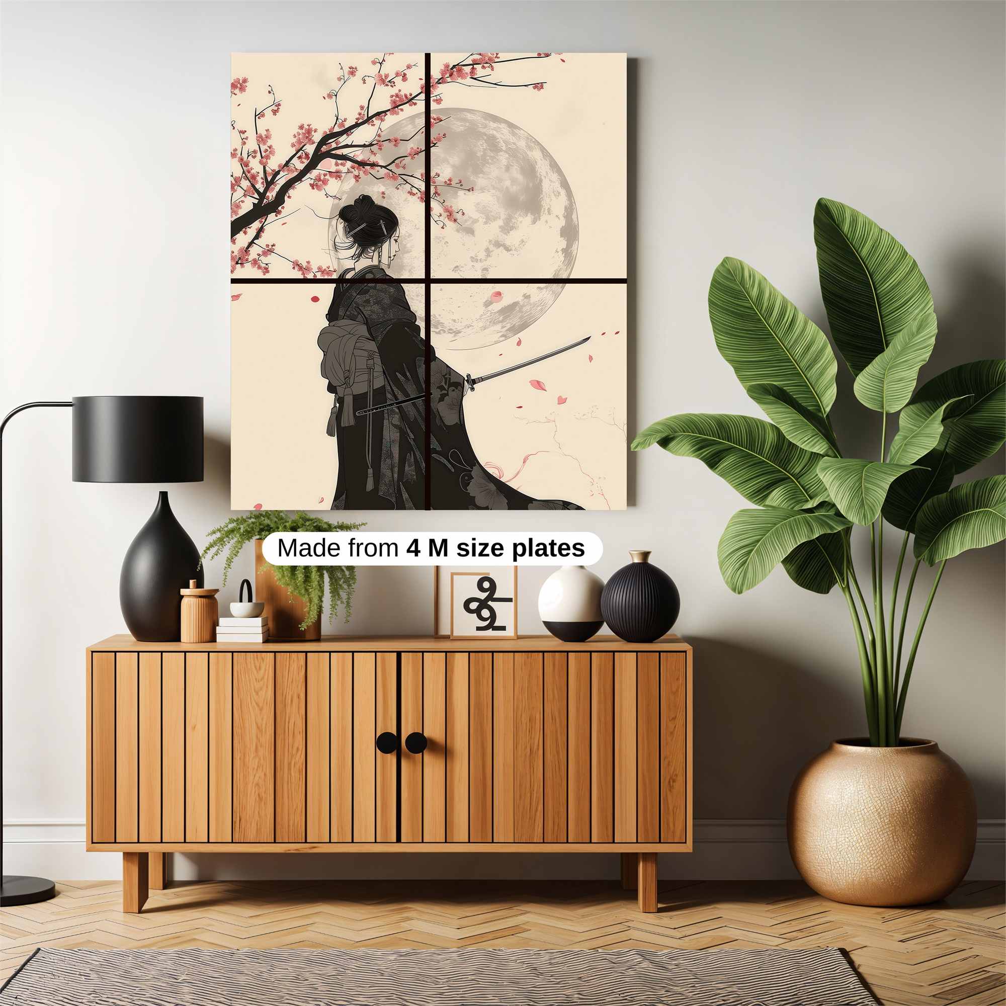 Moonlit Warrior Safe Wall Magnetic / M