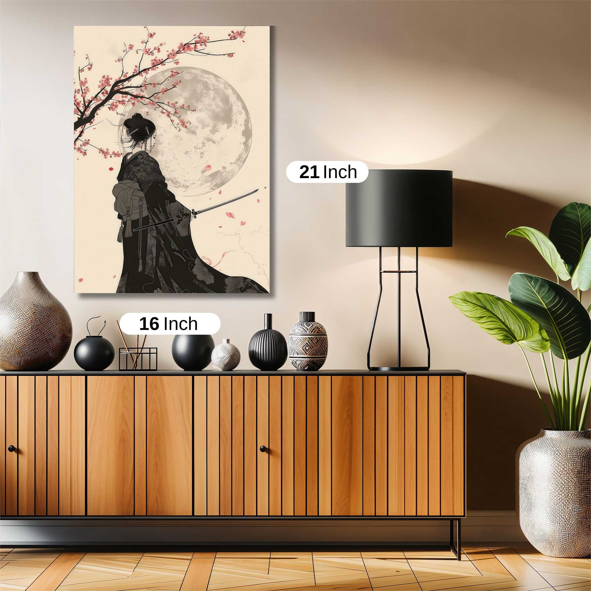 Moonlit Warrior Safe Wall Magnetic / M