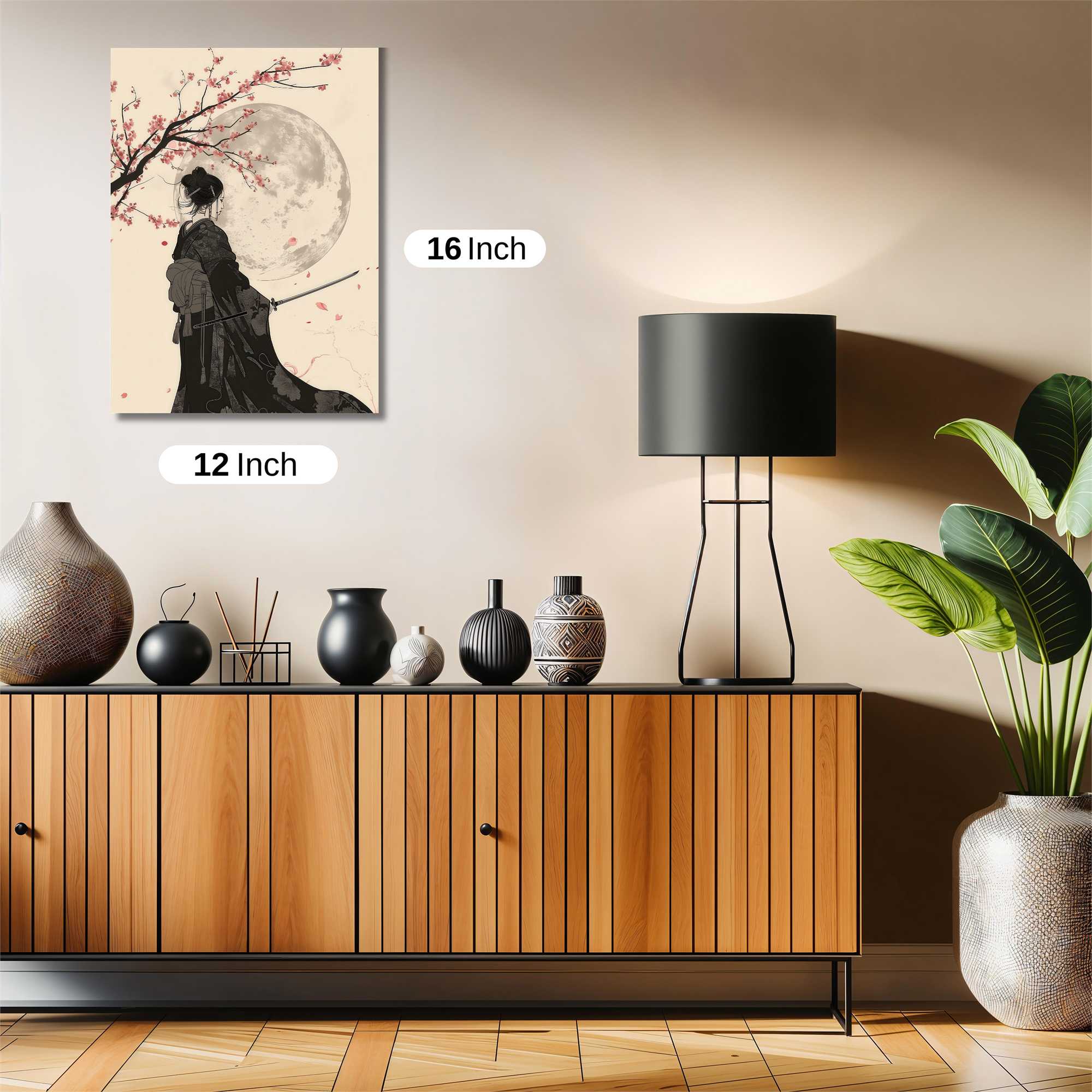 Moonlit Warrior Safe Wall Magnetic / M