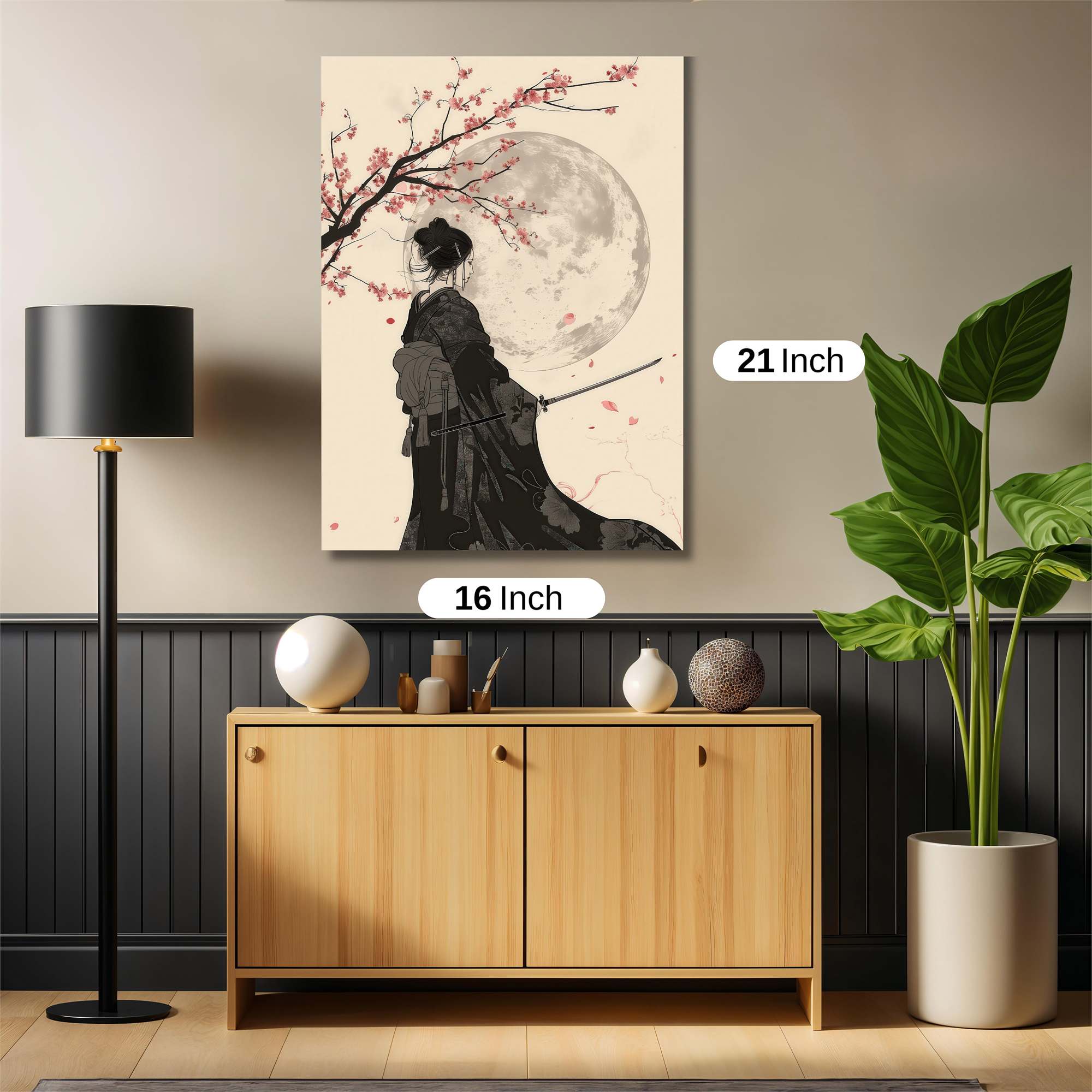 Moonlit Warrior Safe Wall Magnetic / M