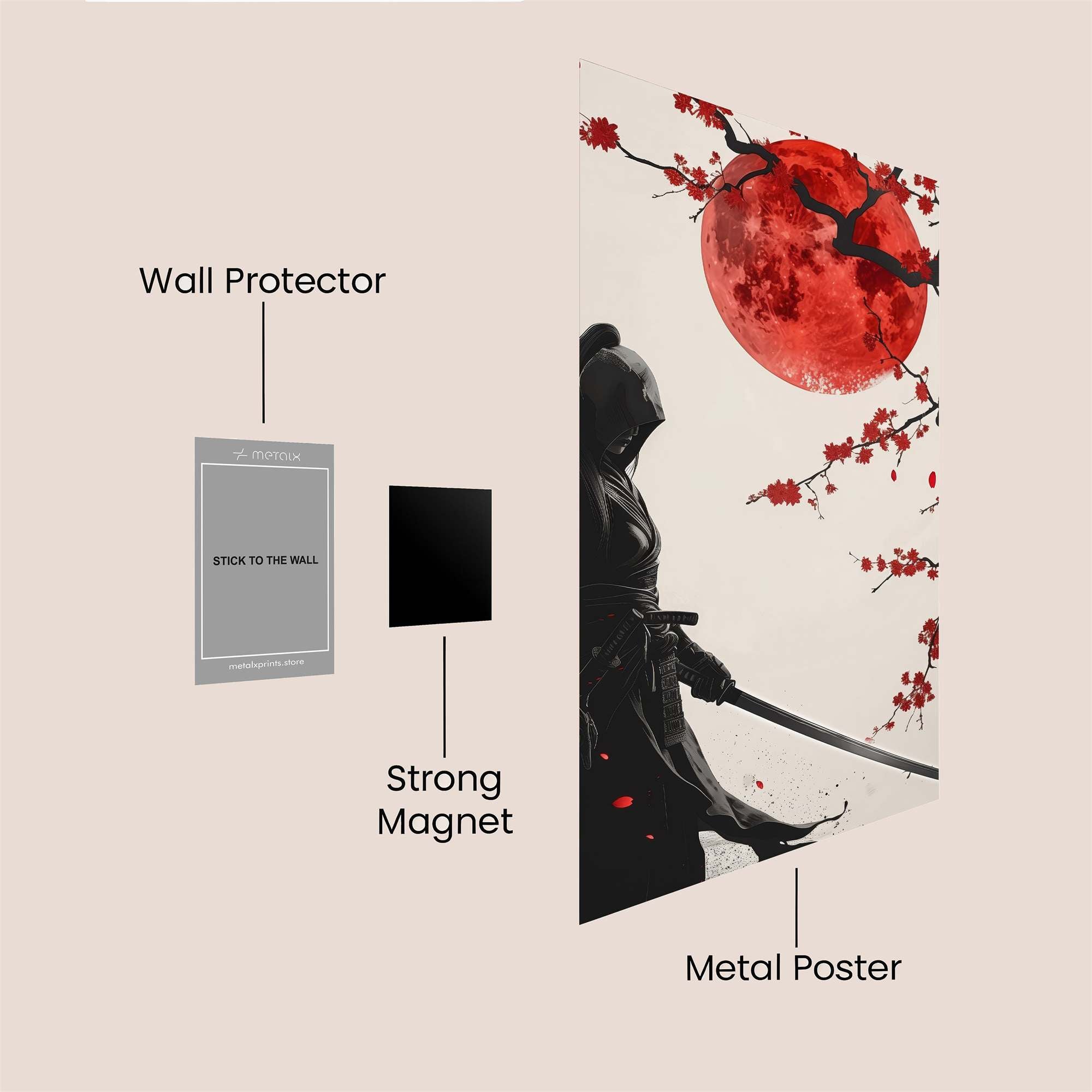 Samurai Serenity Safe Wall Magnetic / M