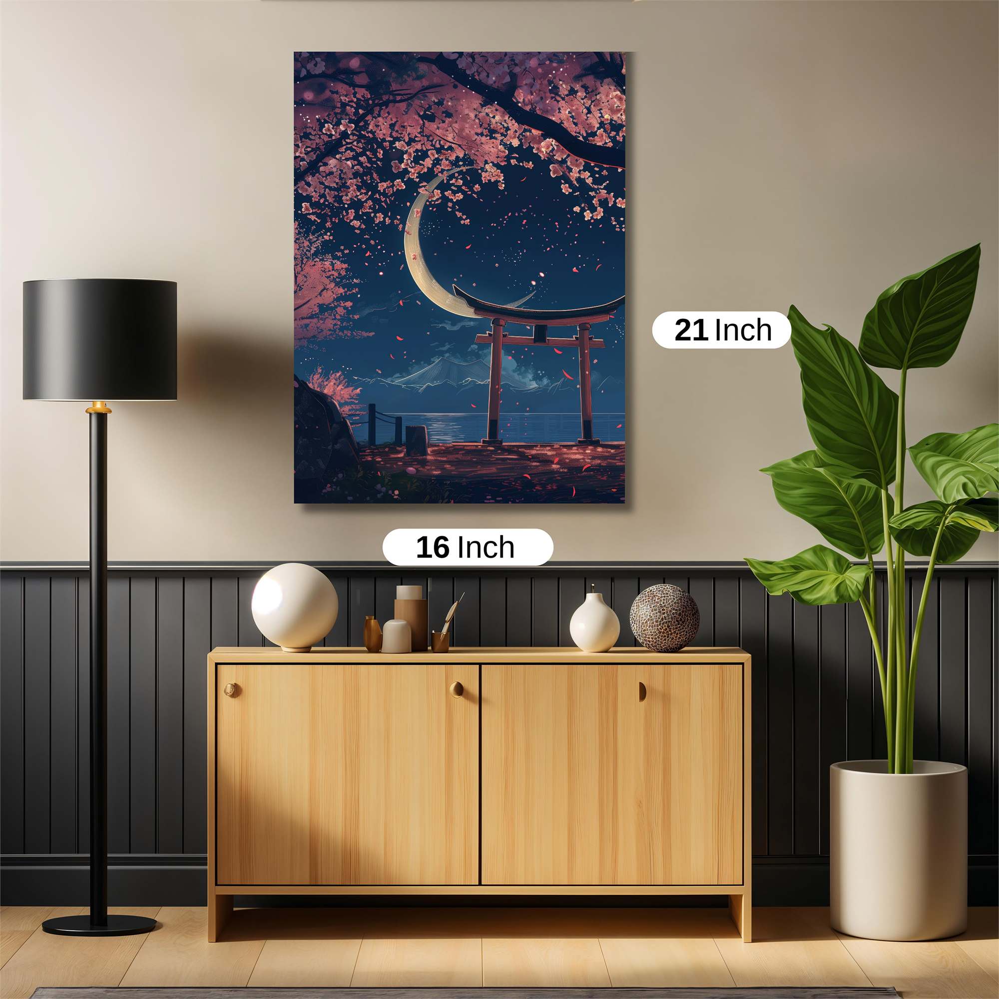 Moonlit Serenity Safe Wall Magnetic / M
