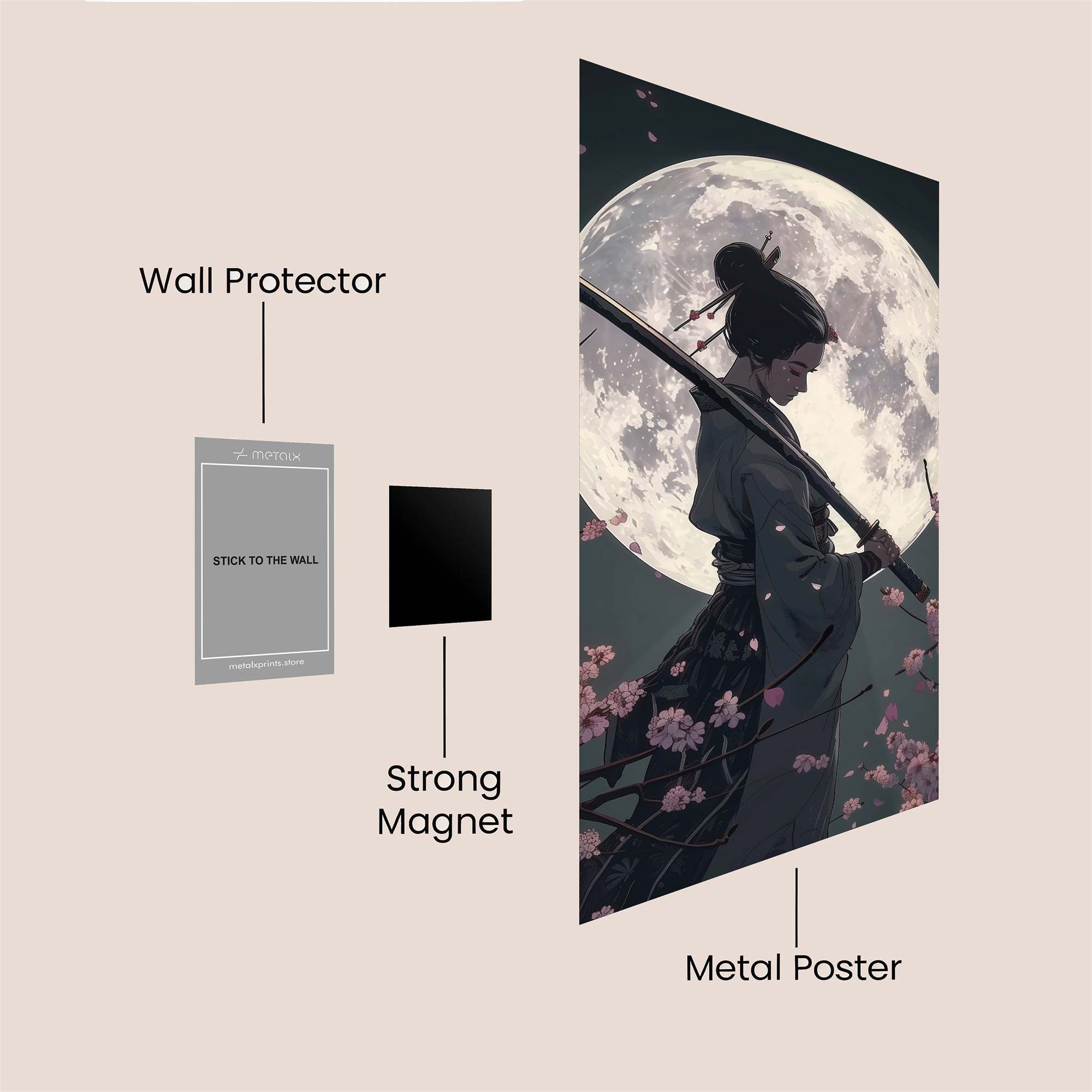 Samurai Serenity Safe Wall Magnetic / M