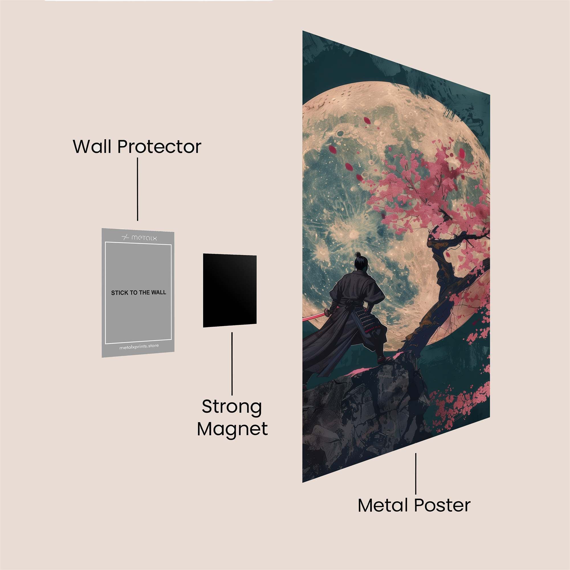 Samurai Serenity Safe Wall Magnetic / M