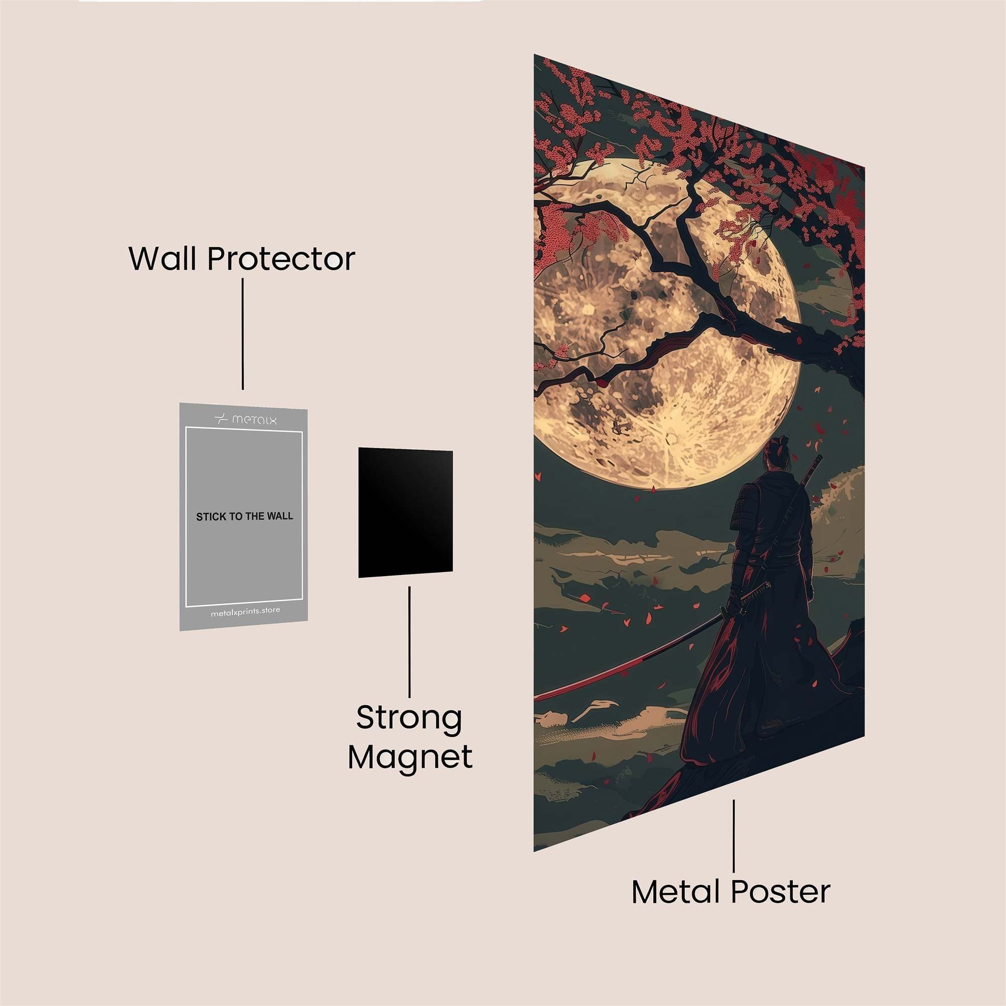 Samurai Serenity Safe Wall Magnetic / M