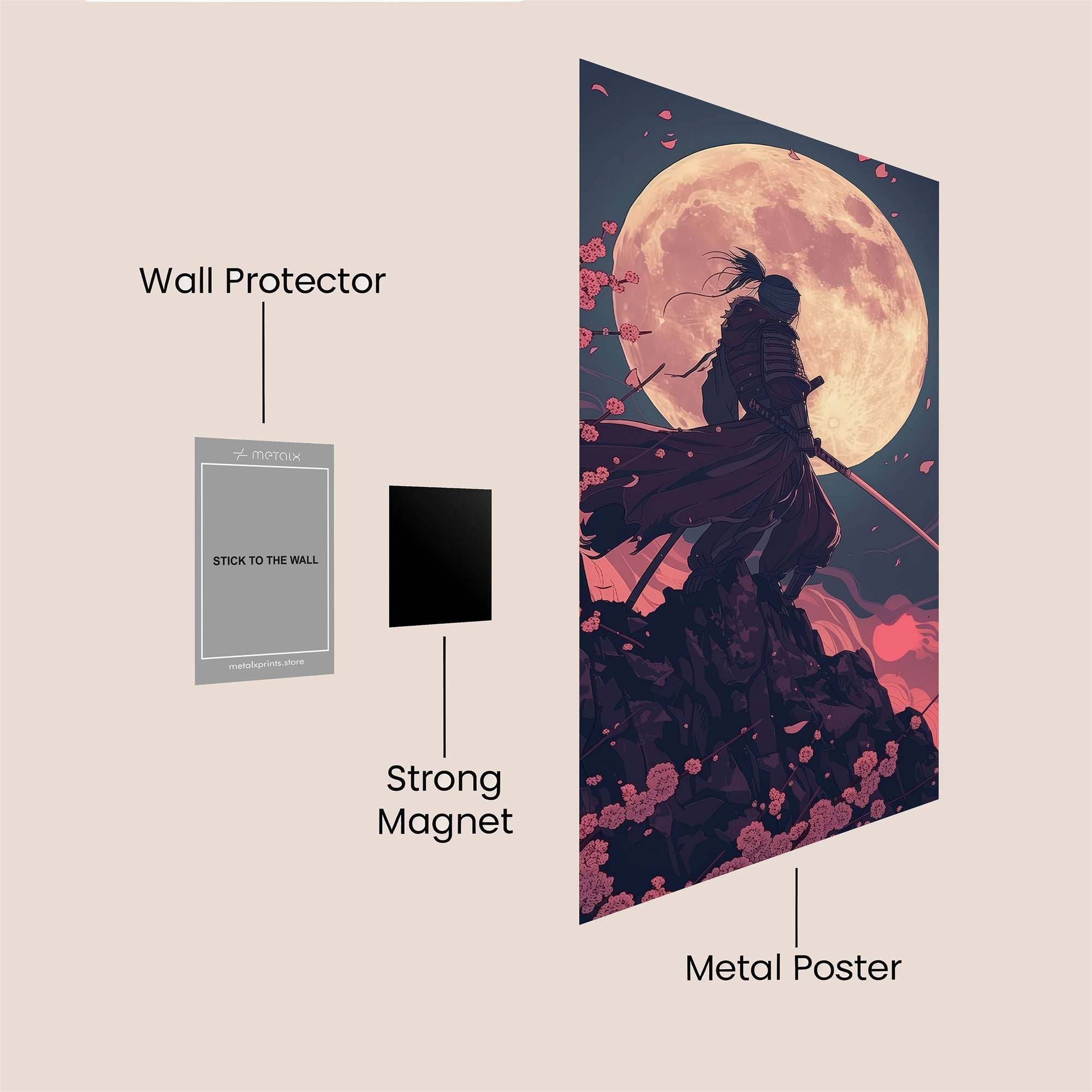 Samurai Serenity Safe Wall Magnetic / M