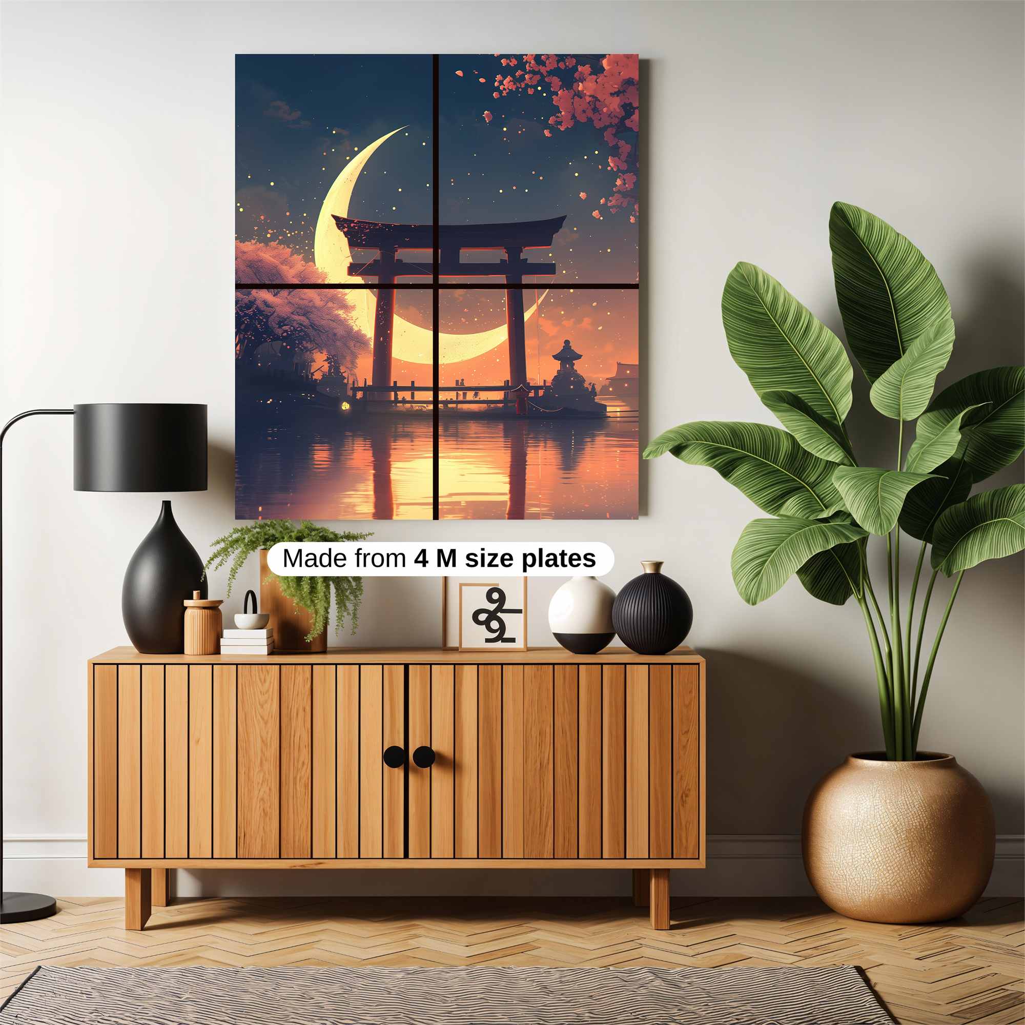 Moonlit Tranquility Safe Wall Magnetic / M