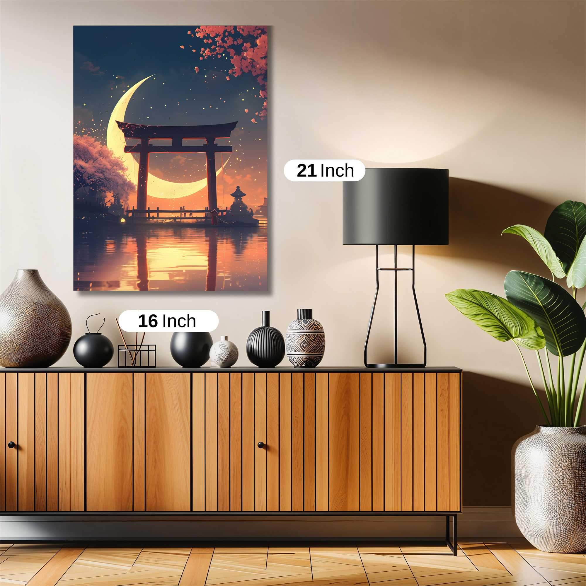 Moonlit Tranquility Safe Wall Magnetic / M