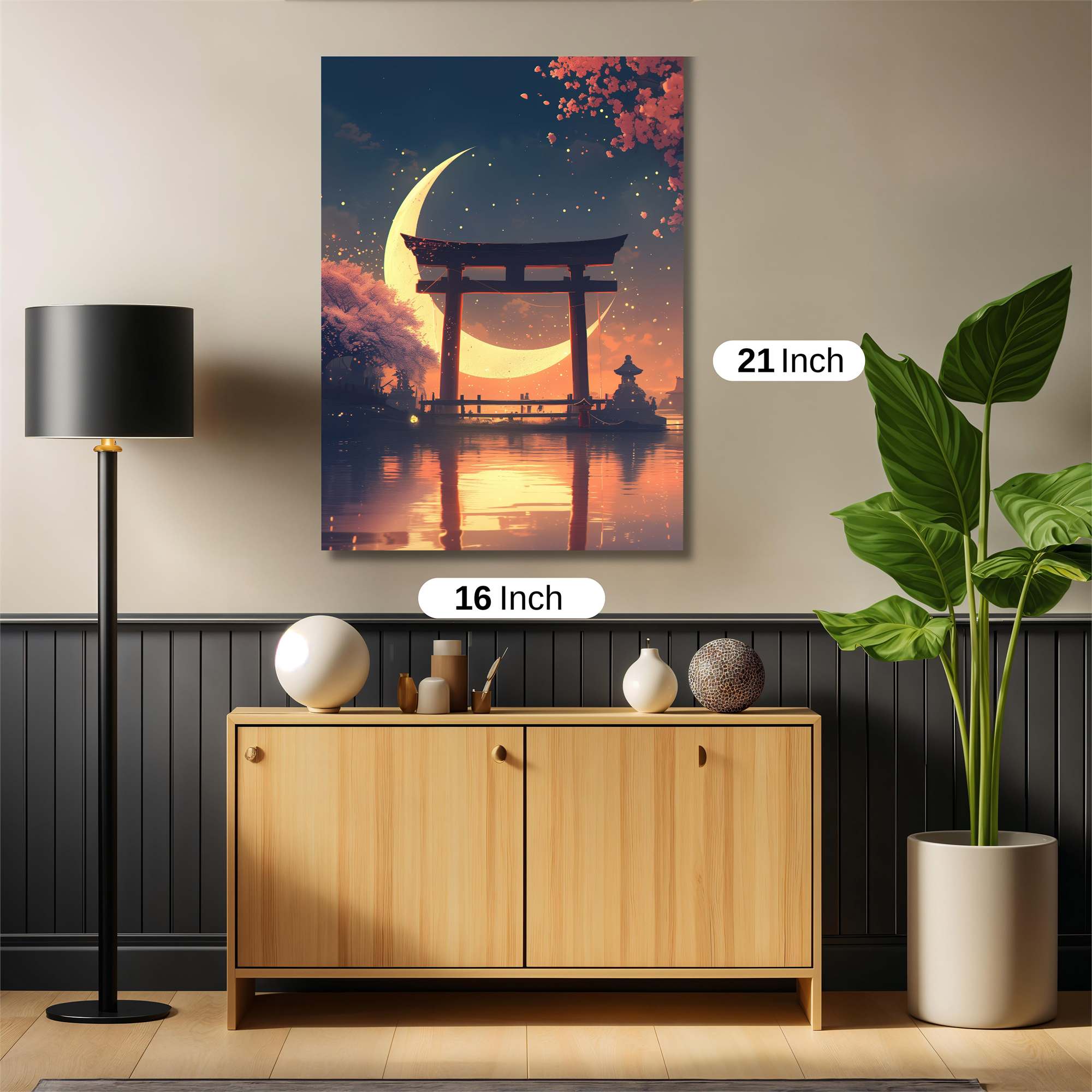 Moonlit Tranquility Safe Wall Magnetic / M