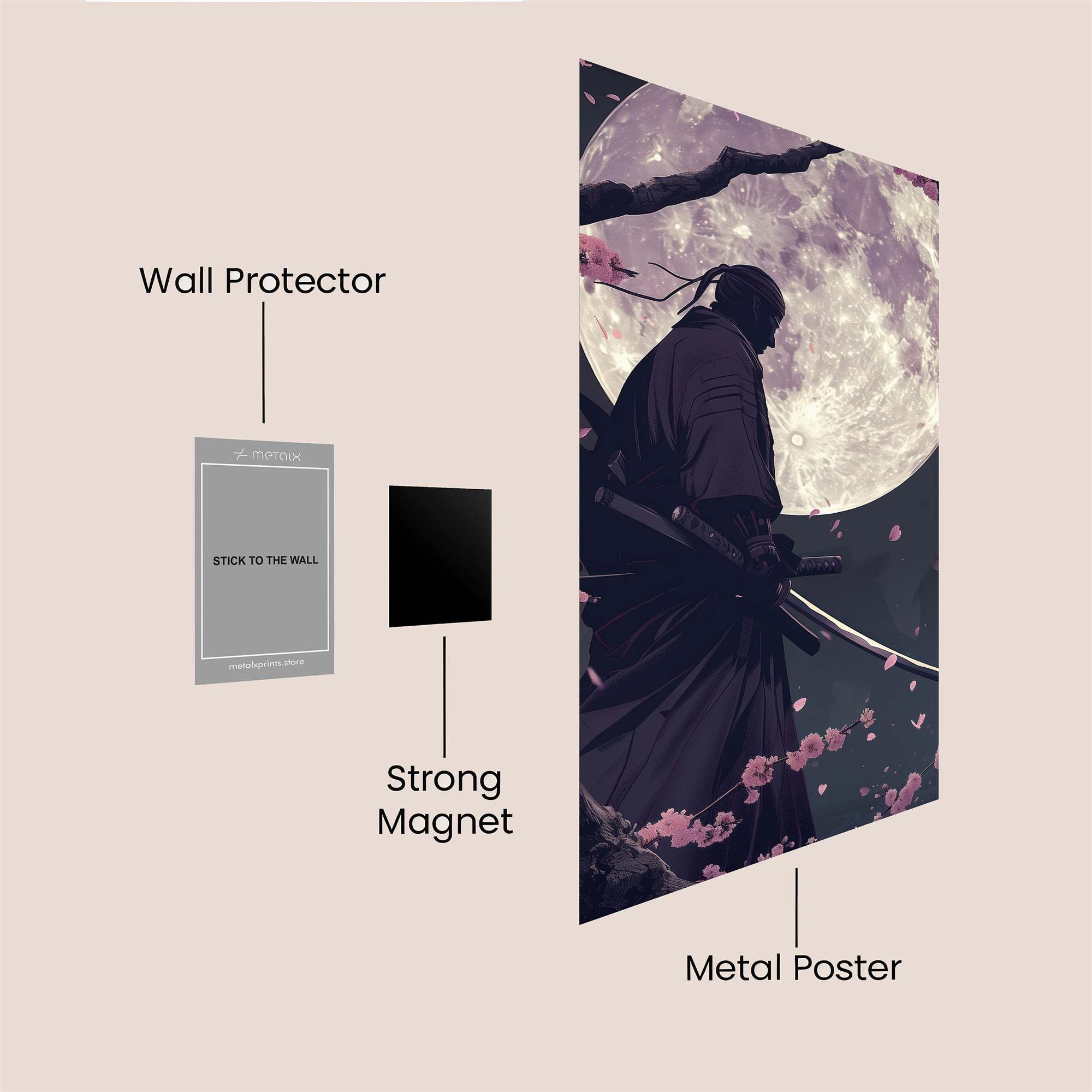 Samurai Serenity Safe Wall Magnetic / M