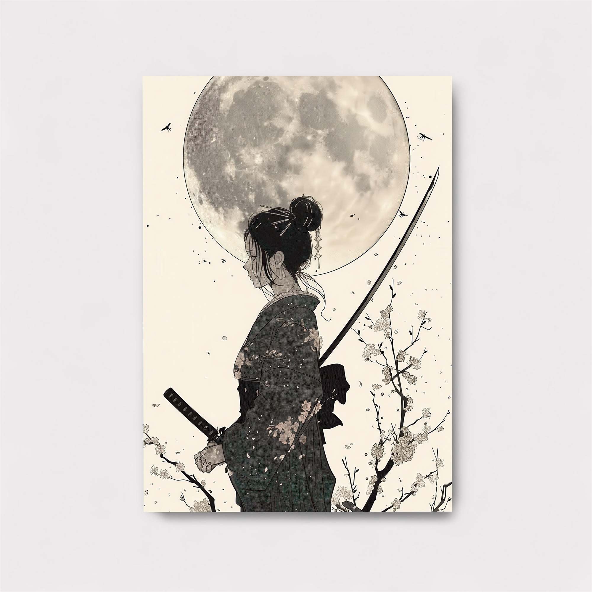 Moonlit Warrior Safe Wall Magnetic / M