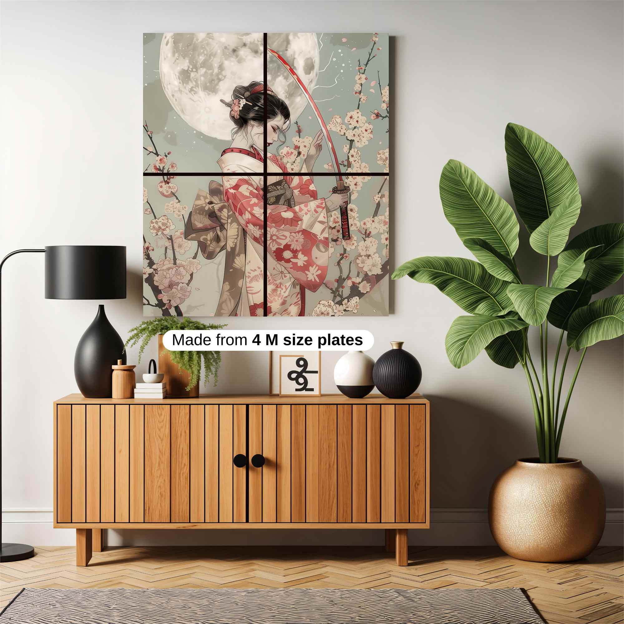 Moonlit Warrior Safe Wall Magnetic / M