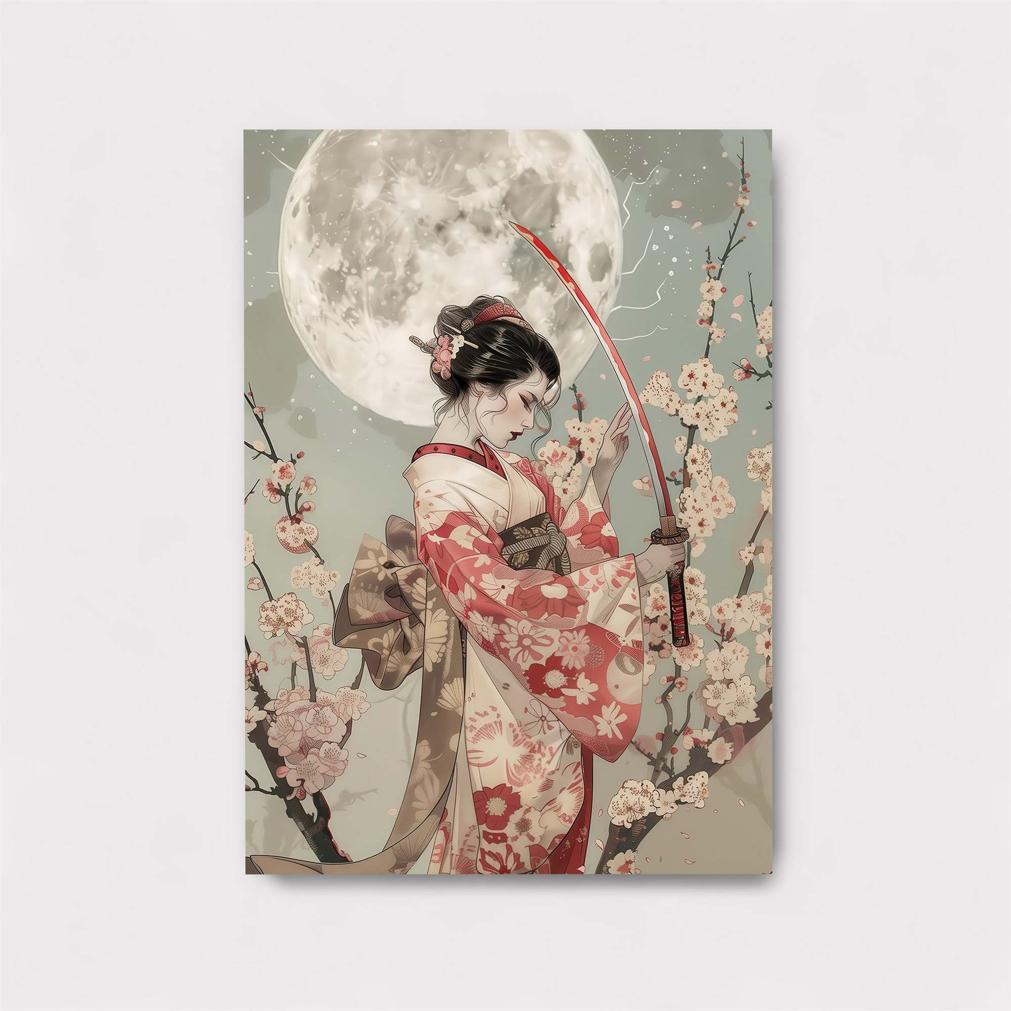 Moonlit Warrior Safe Wall Magnetic / M