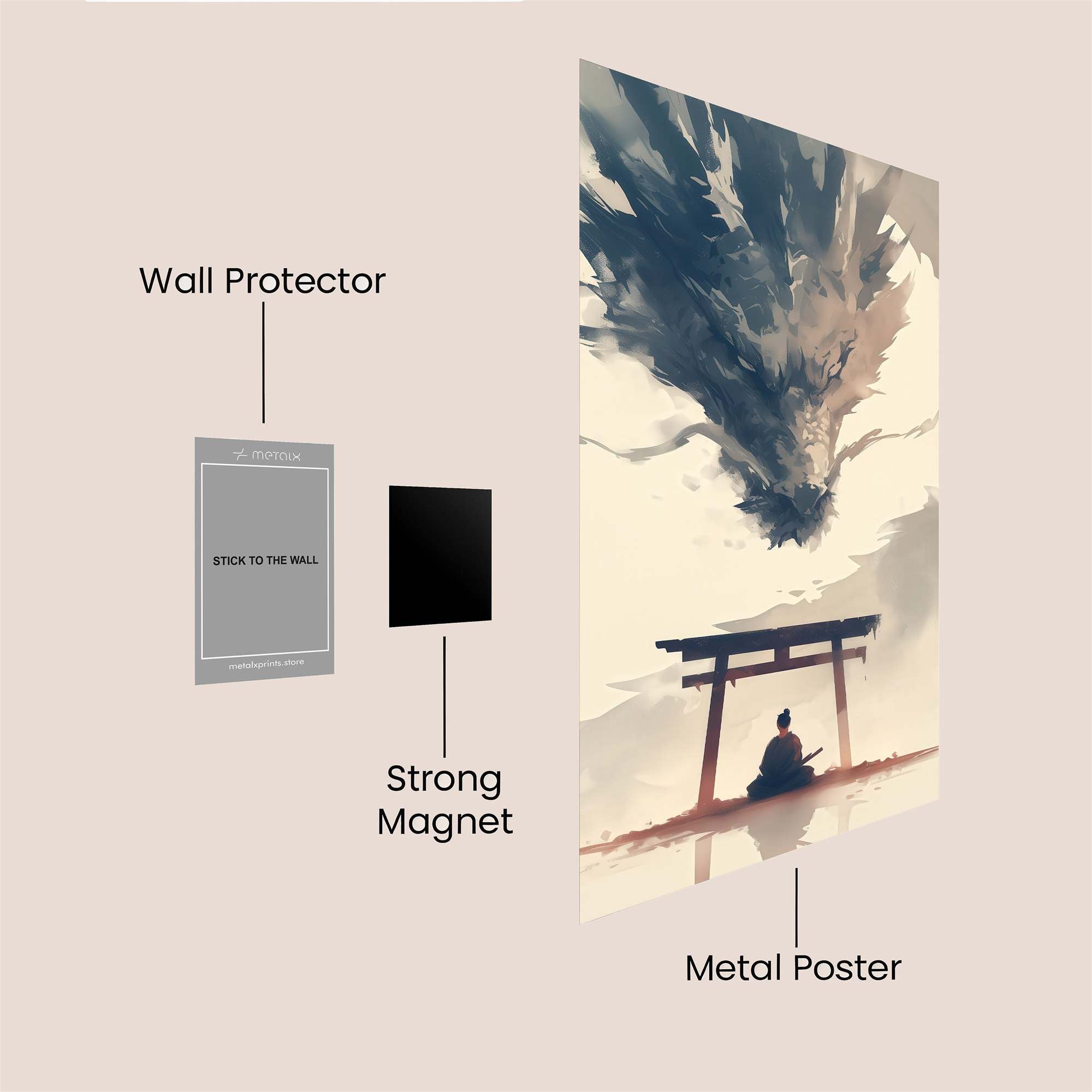 Dragon Serenity Safe Wall Magnetic / M