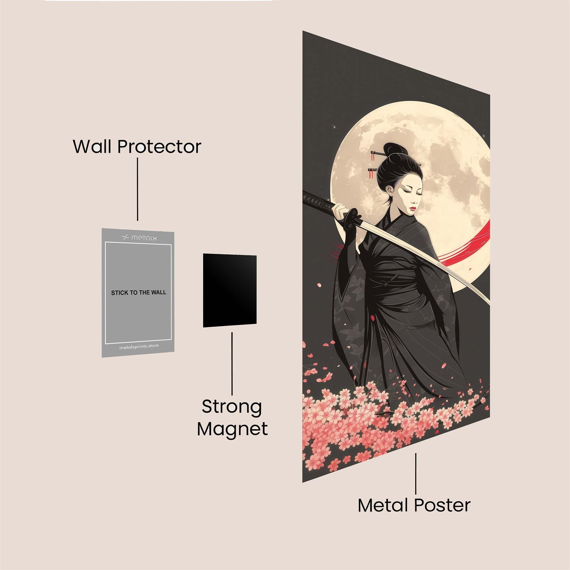 Samurai Serenity Safe Wall Magnetic / M