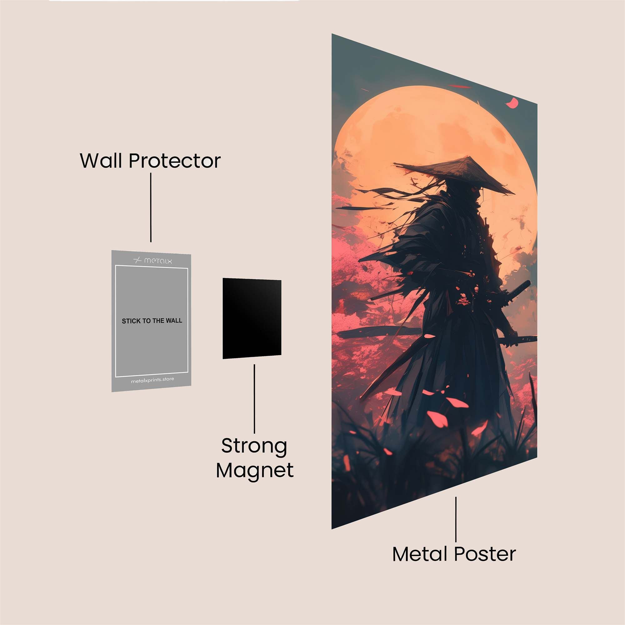 Samurai Serenity Safe Wall Magnetic / M